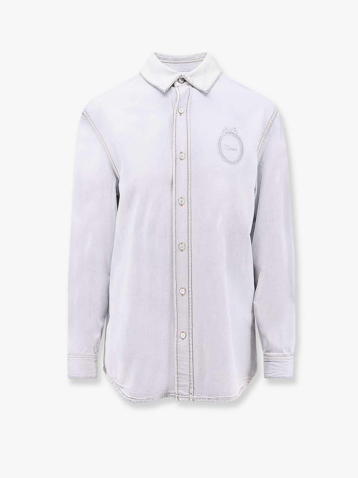 Dior Women Cotton Denim Shirt CHRISTIAN DIOR