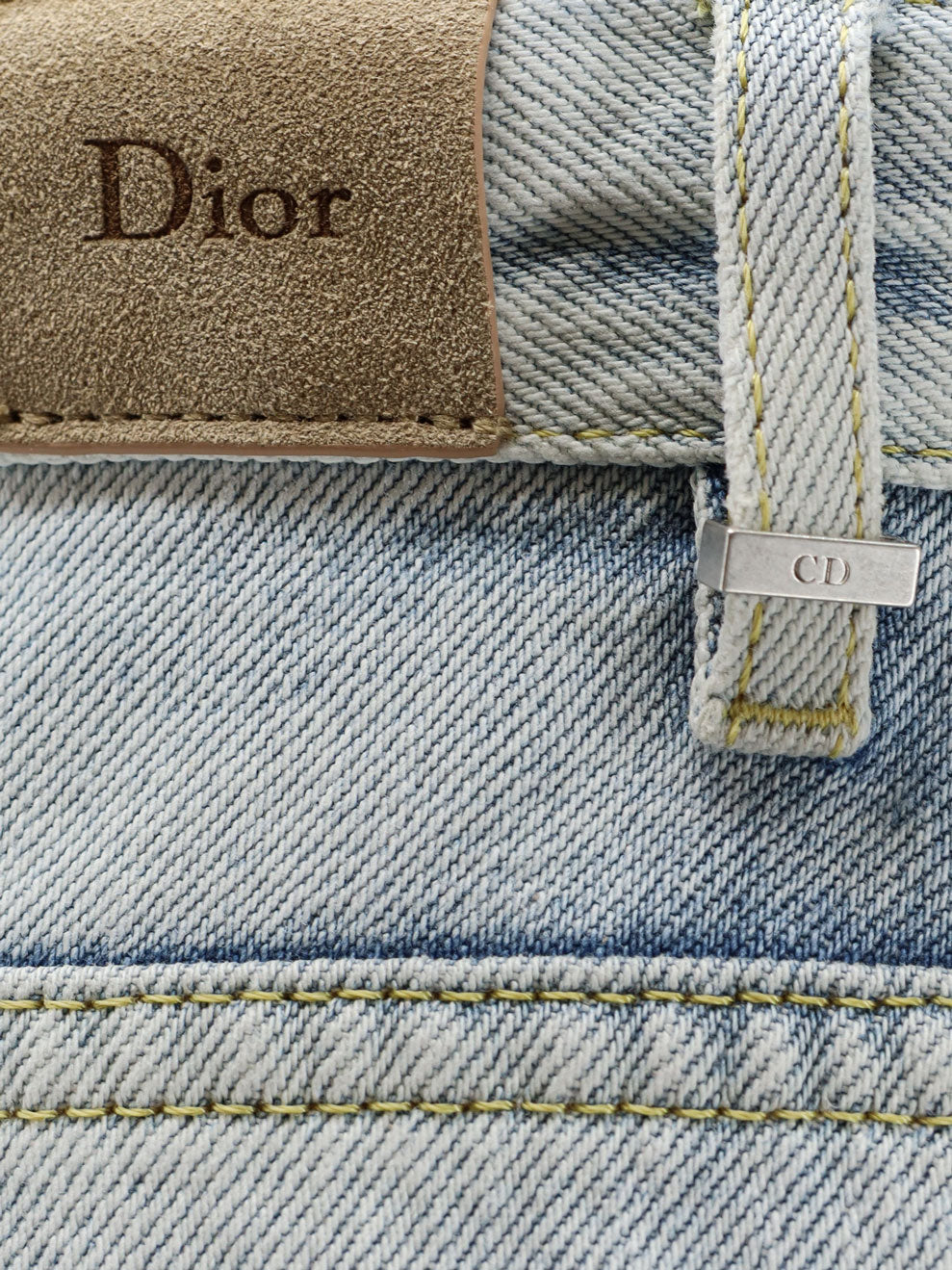 Dior Women Blue Denim Loose Jeans CHRISTIAN DIOR