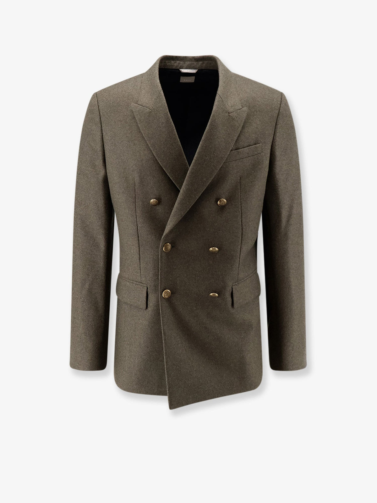 Dior Men Virgin Wool And Cashmere Flannel Double-Breasted Blazer CHRISTIAN DIOR