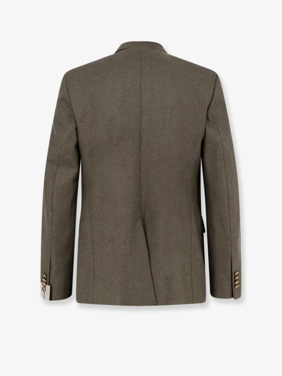 Dior Men Virgin Wool And Cashmere Flannel Double-Breasted Blazer CHRISTIAN DIOR