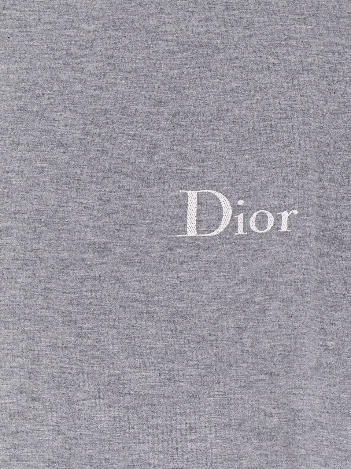 Dior Men Cotton T-Shirt With Dior Embroidery CHRISTIAN DIOR