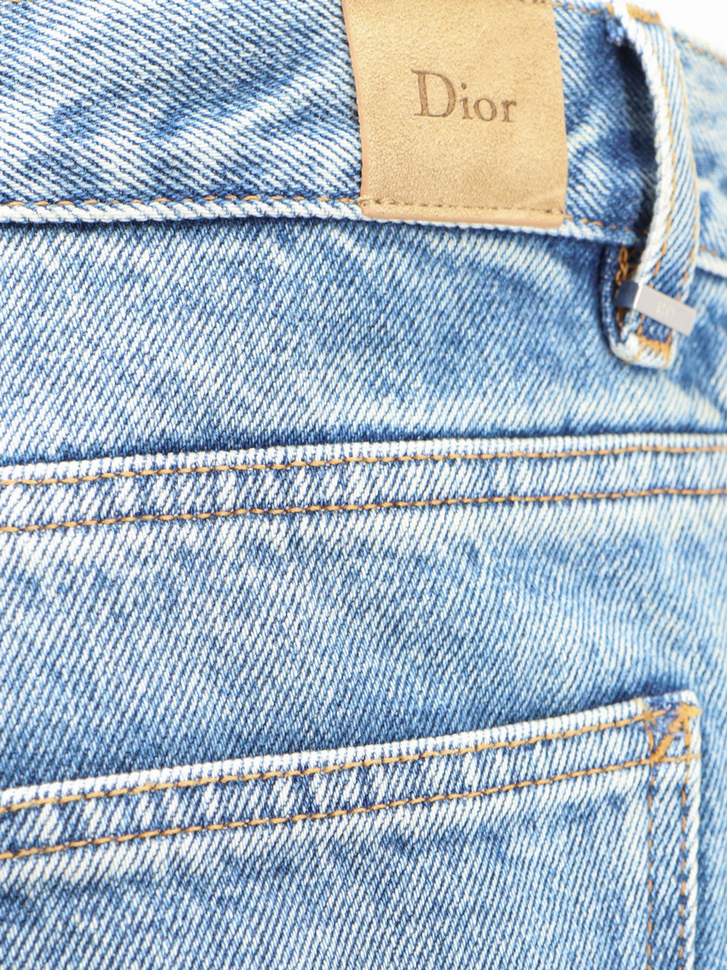 Dior Men Regular Cotton Jeans CHRISTIAN DIOR