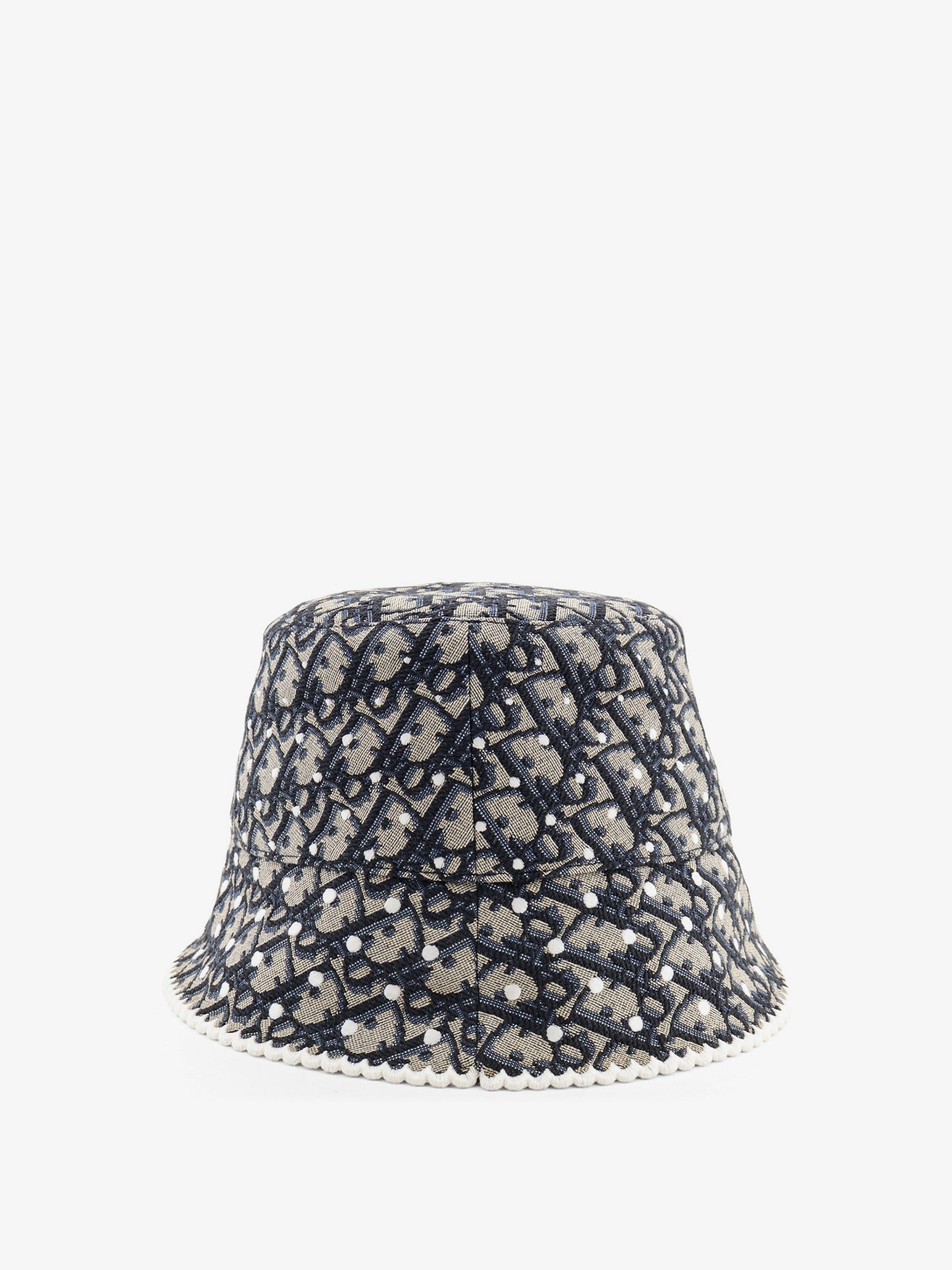 Dior Women Teddy-D Polkadior Oblique Narrow-Brimmed Bucket Hat CHRISTIAN DIOR
