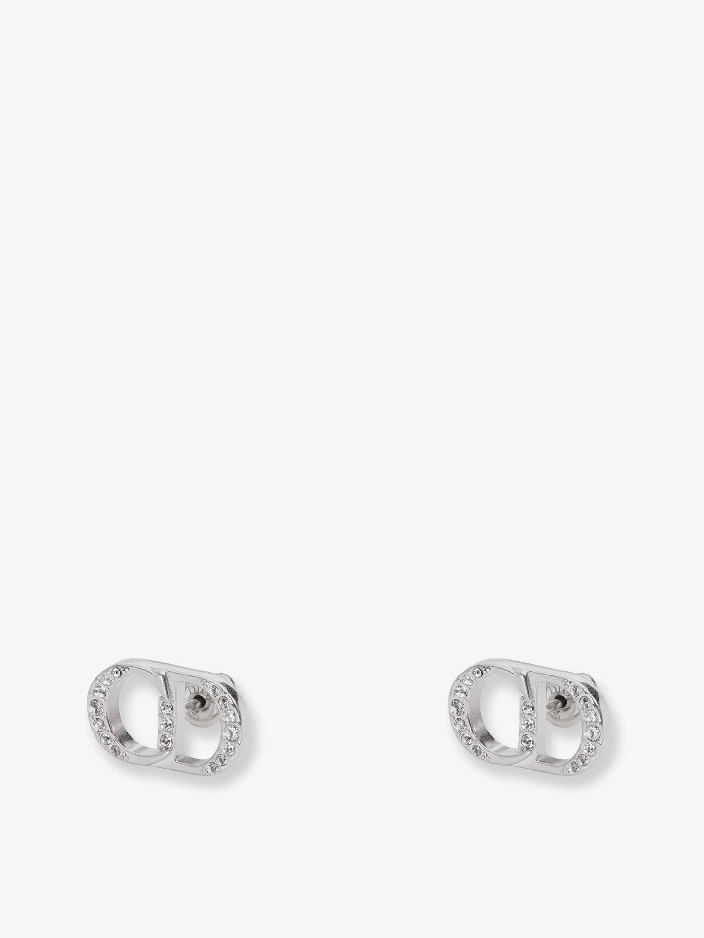 Dior Women Cd Icon Sterling Silver Earrings CHRISTIAN DIOR