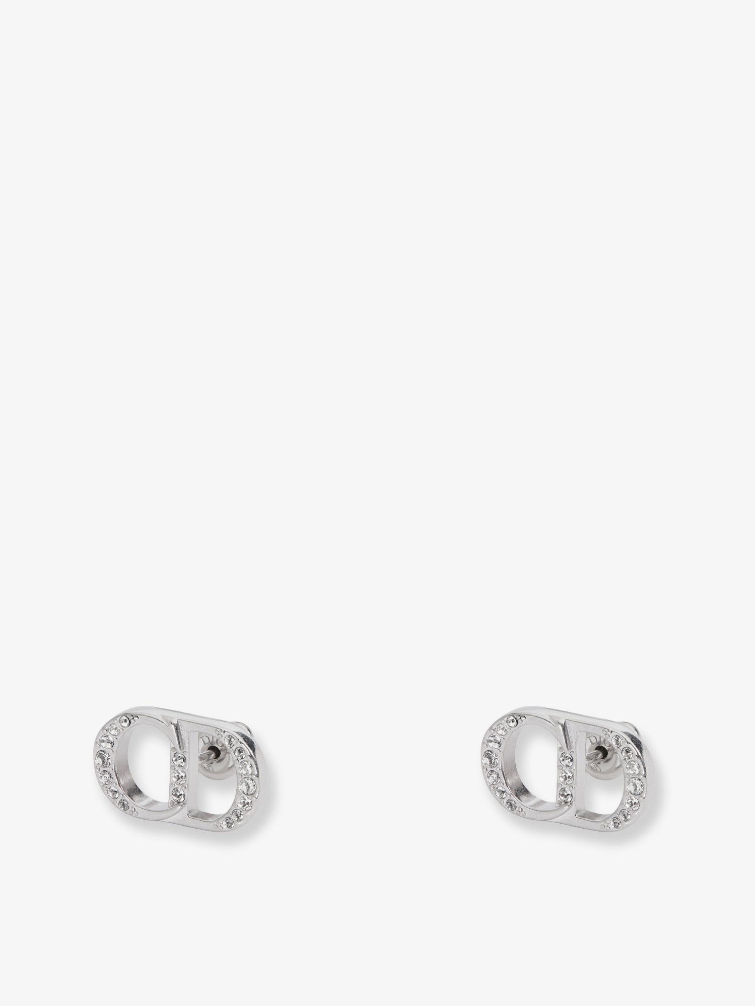 Dior Women Cd Icon Sterling Silver Earrings CHRISTIAN DIOR