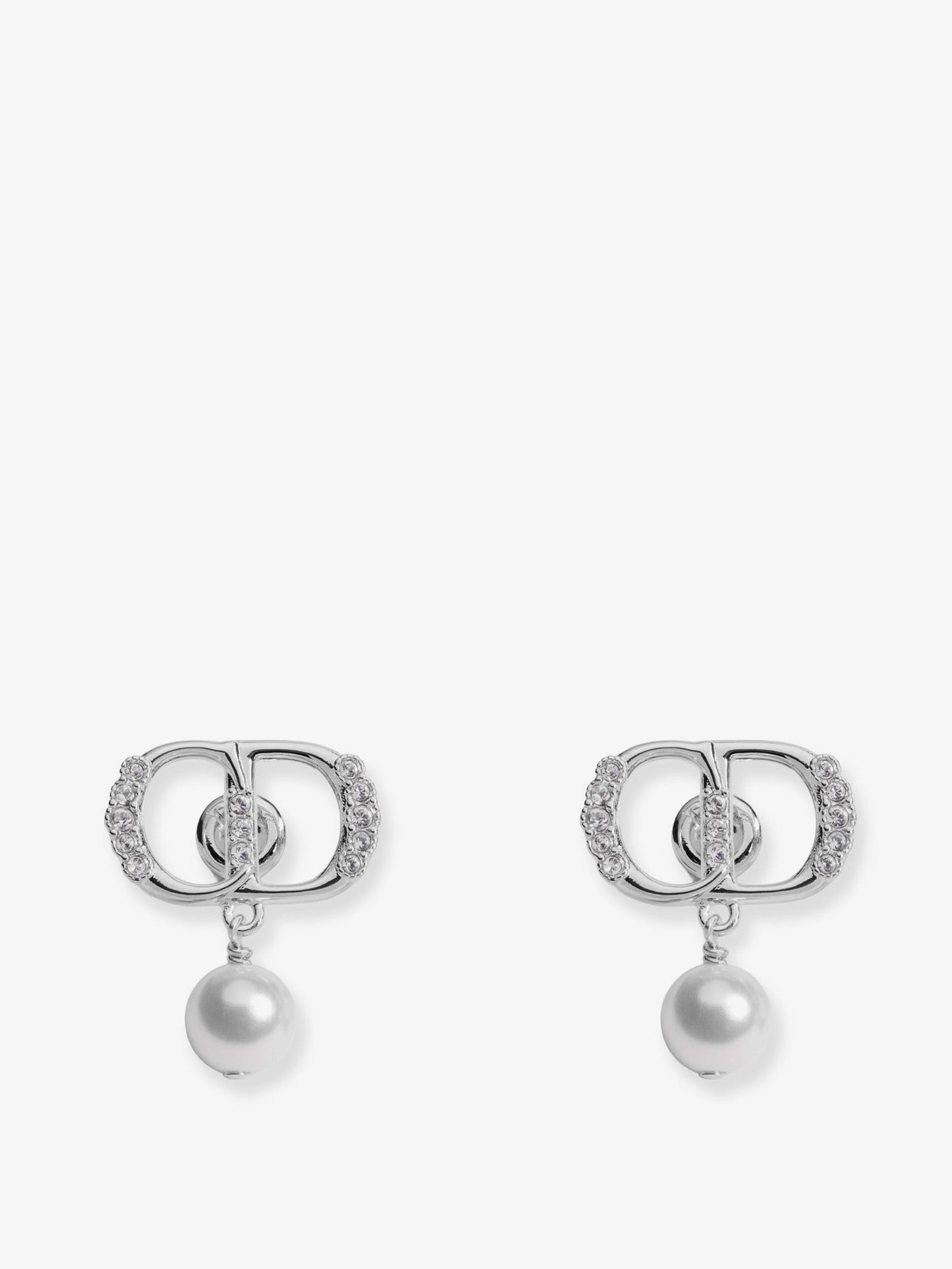 Dior Women Petit Cd Brass Earrings CHRISTIAN DIOR