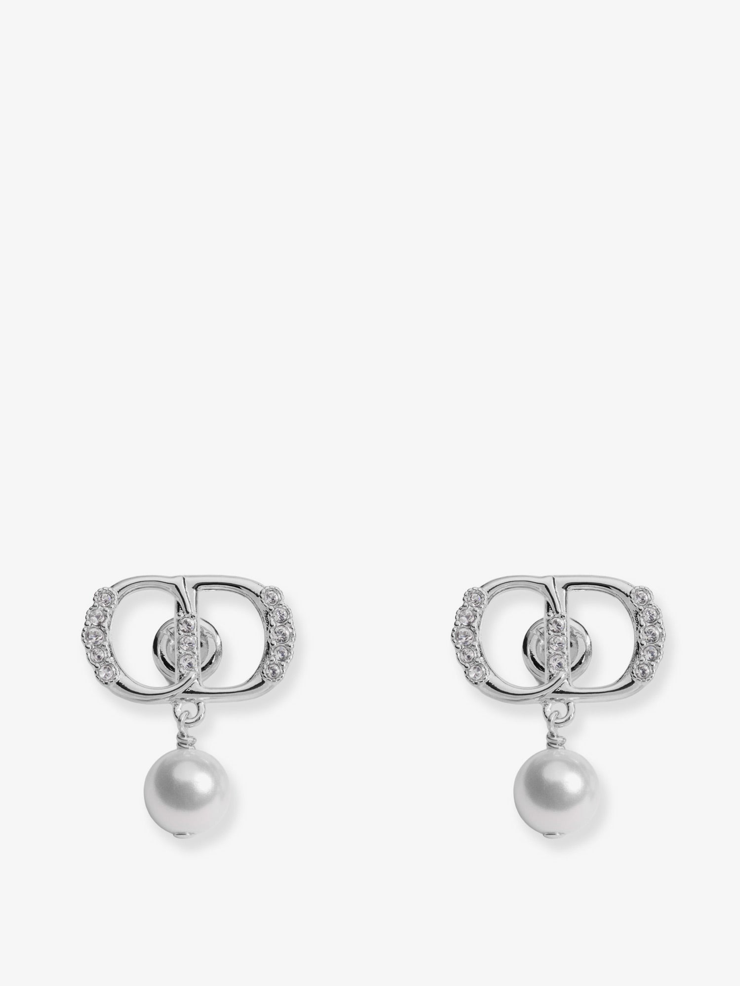 Dior Women Petit Cd Brass Earrings CHRISTIAN DIOR