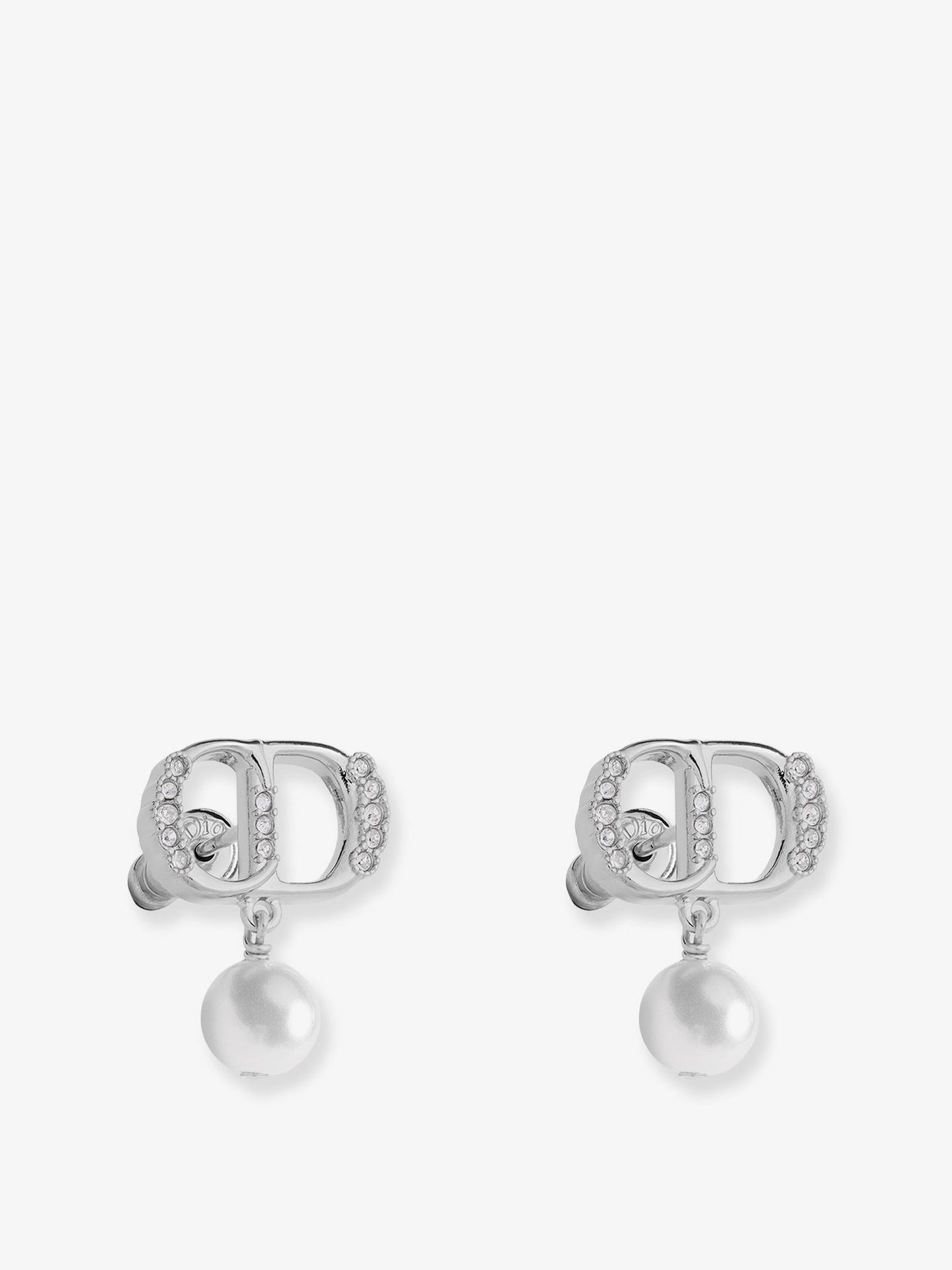 Dior Women Petit Cd Brass Earrings CHRISTIAN DIOR
