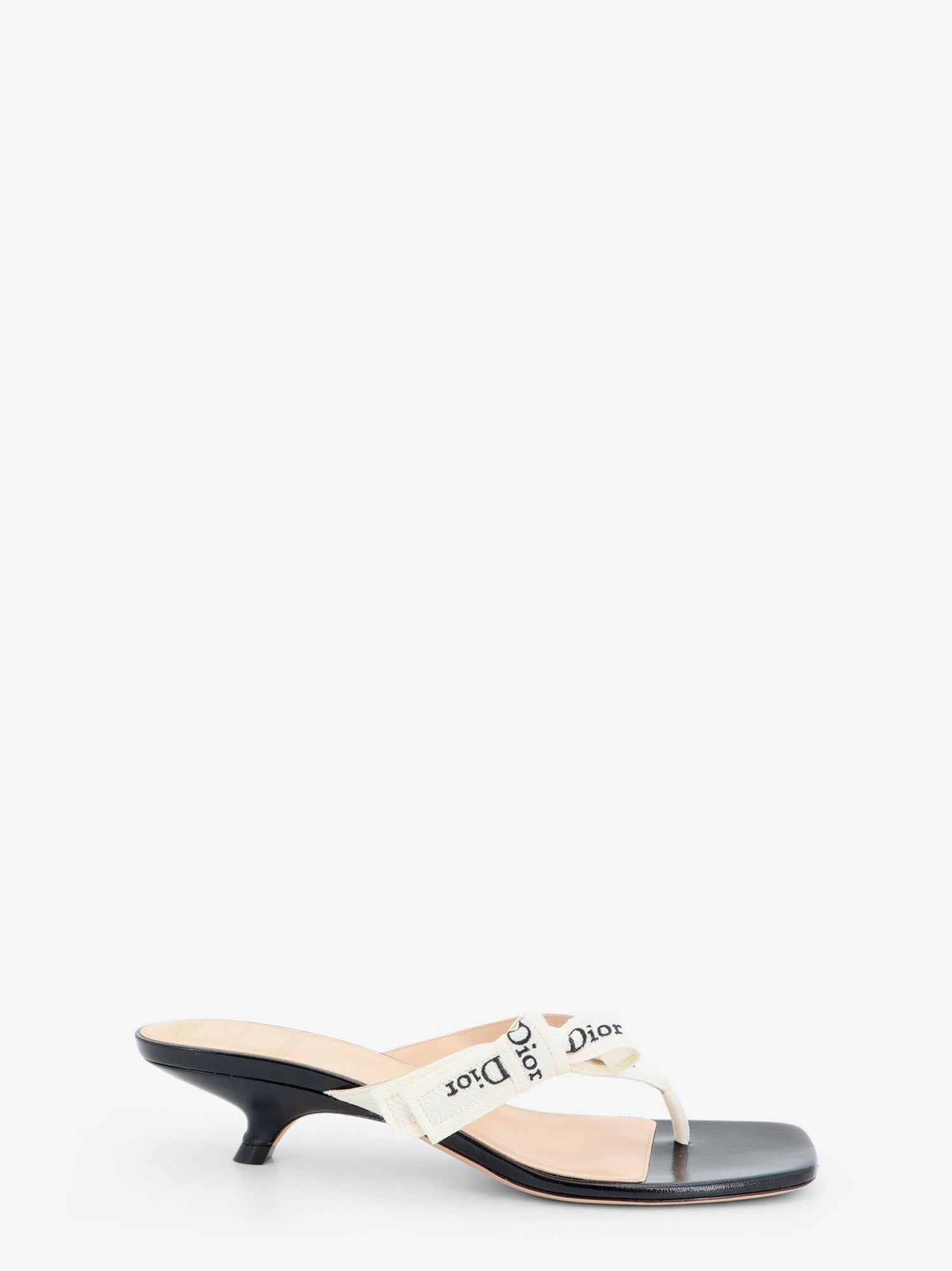 Dior Women J'adior Cotton Flip-Flops With Embroidered Logo CHRISTIAN DIOR
