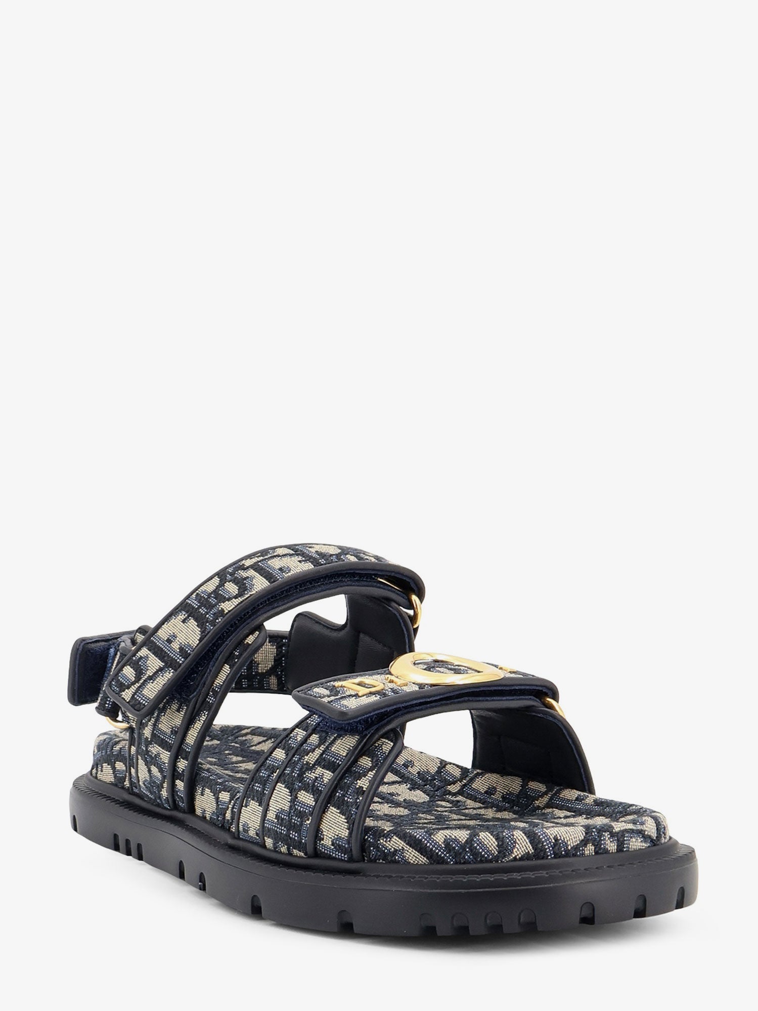 Dior Women Dior Oblique Jacquard Fabric Sandals CHRISTIAN DIOR