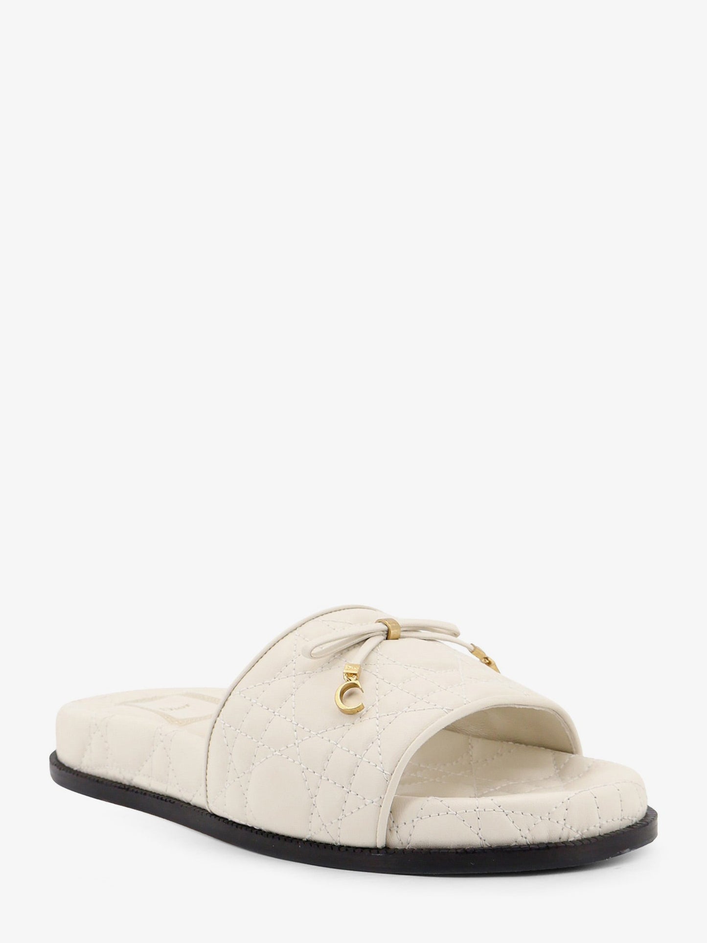 Dior Women Cannage Quilted Leather Sandals CHRISTIAN DIOR