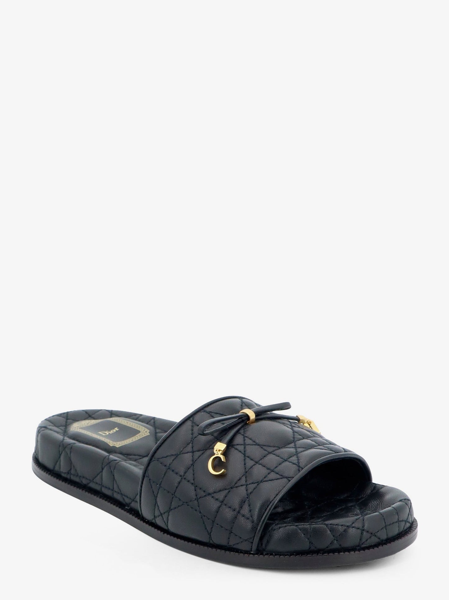 Dior Women Cannage Quilted Leather Sandals CHRISTIAN DIOR