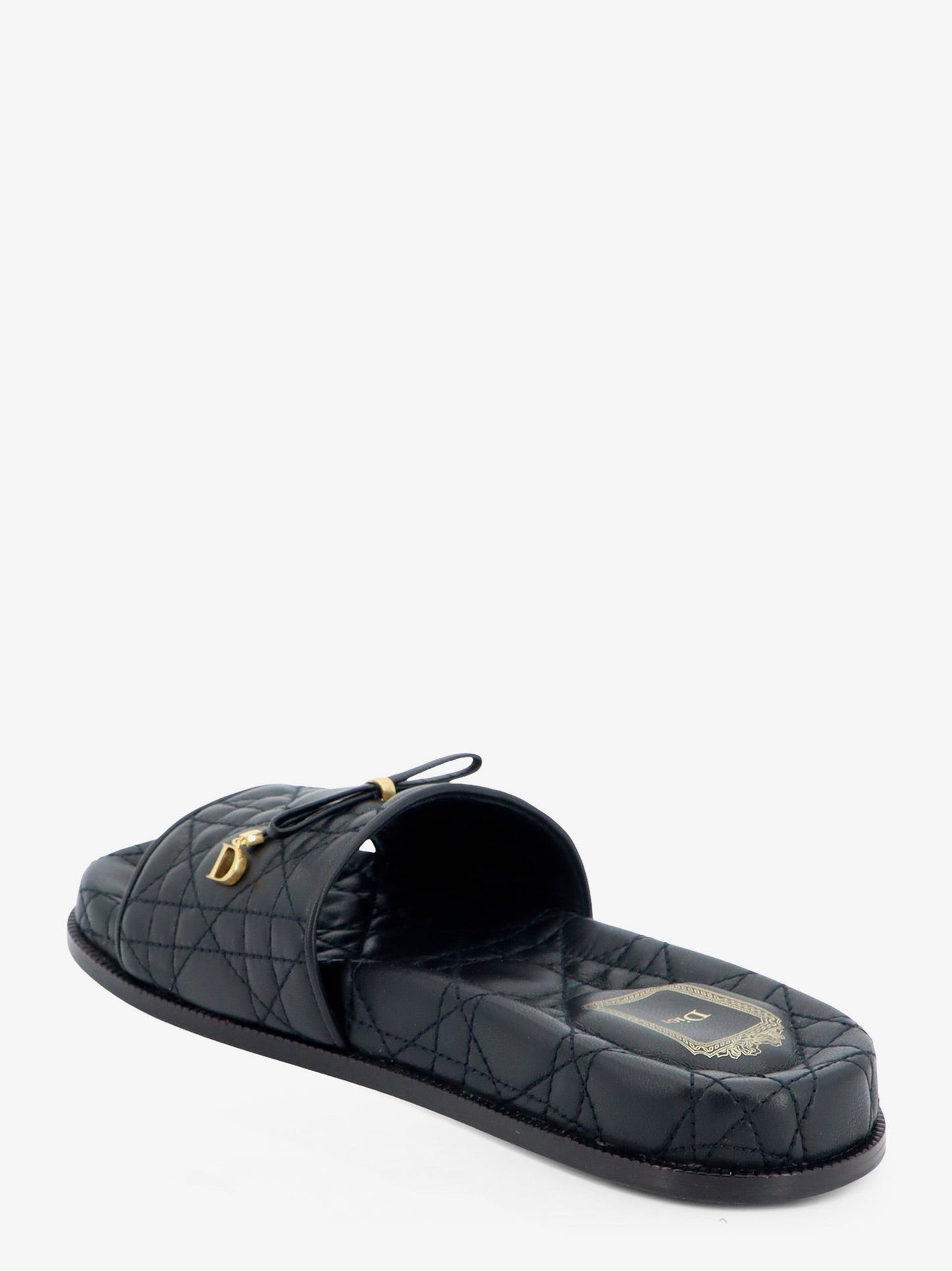 Dior Women Cannage Quilted Leather Sandals CHRISTIAN DIOR