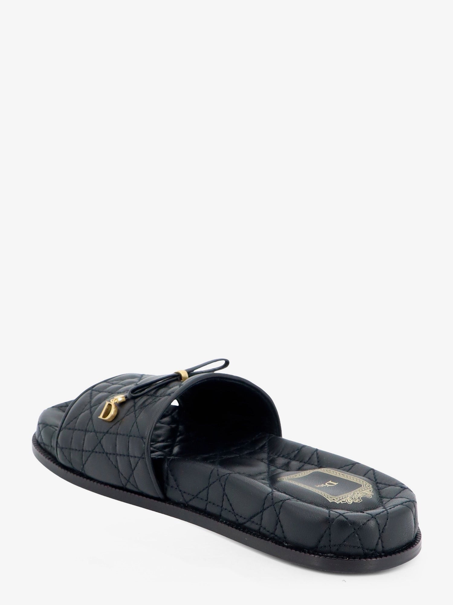 Dior Women Cannage Quilted Leather Sandals CHRISTIAN DIOR