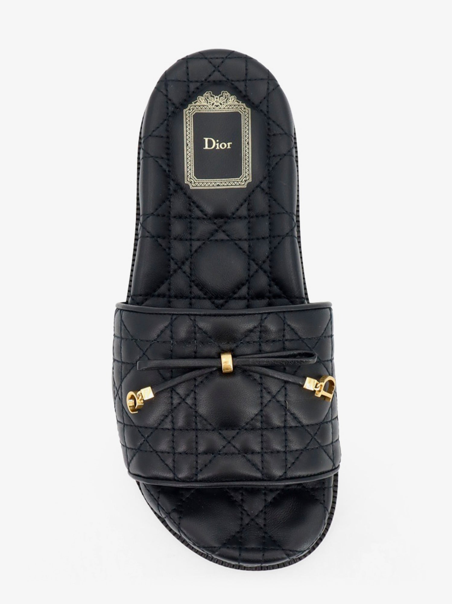 Dior Women Cannage Quilted Leather Sandals CHRISTIAN DIOR