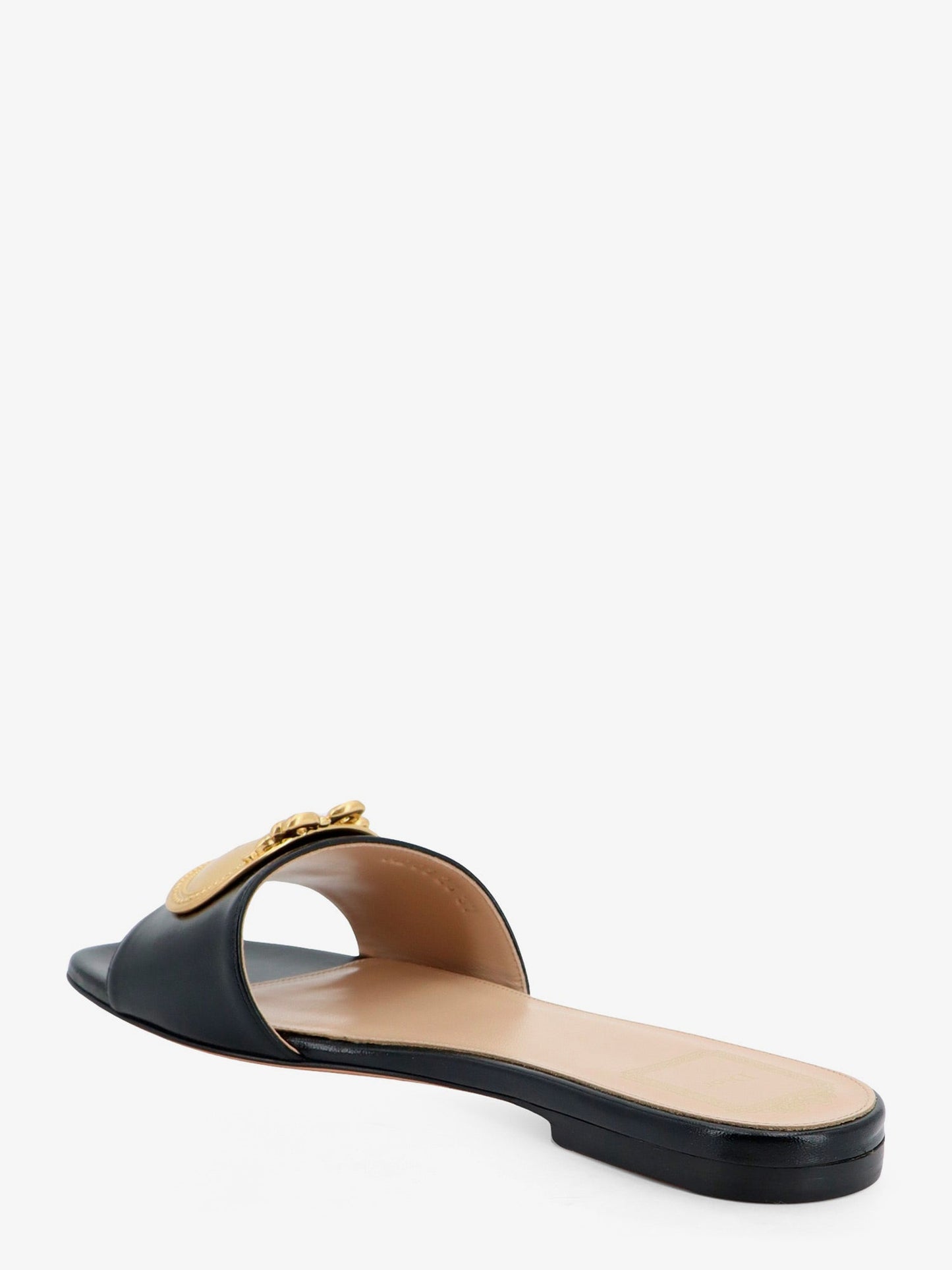 Dior Women Dior Medaillon Leather Sandals CHRISTIAN DIOR