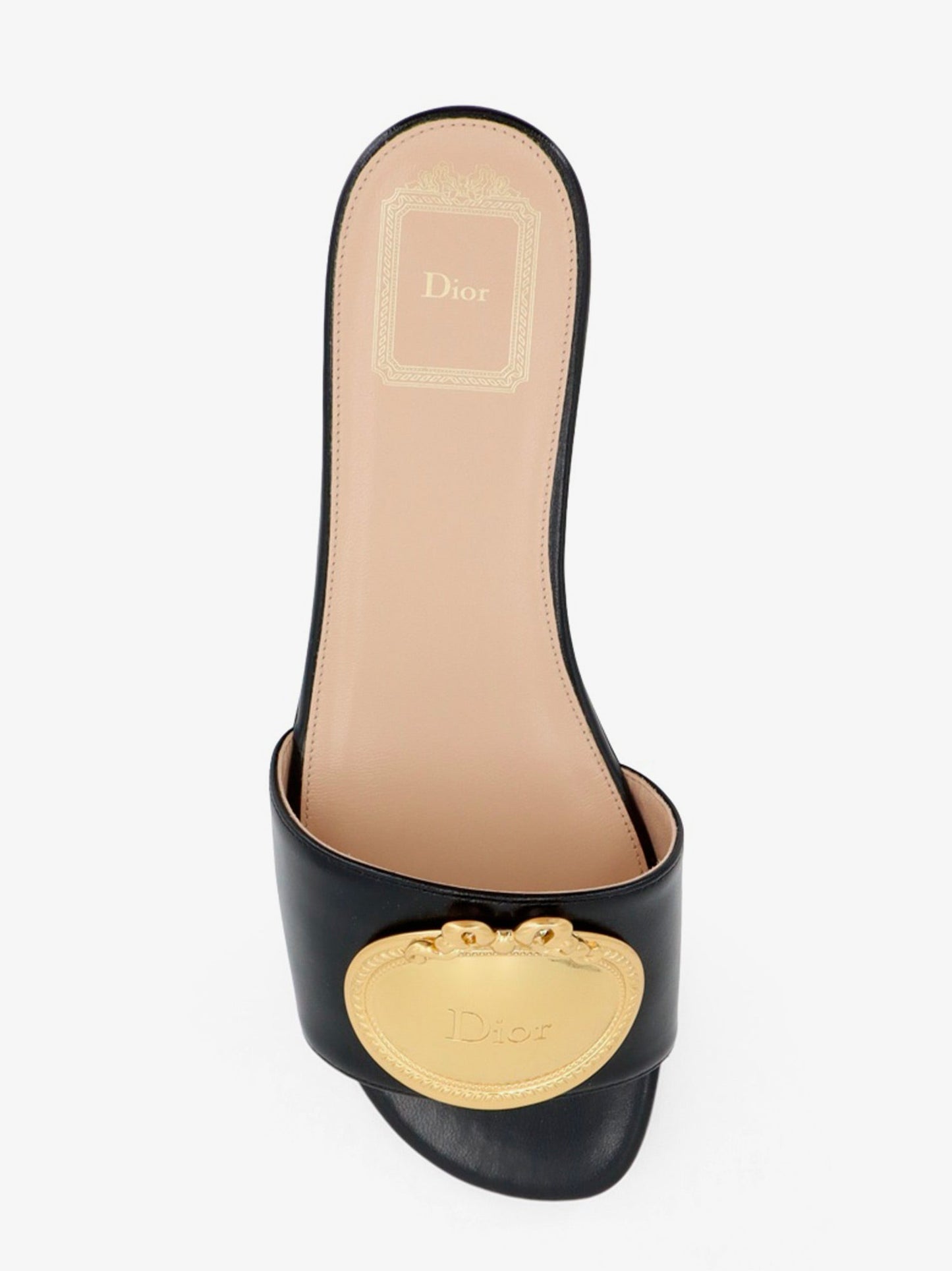 Dior Women Dior Medaillon Leather Sandals CHRISTIAN DIOR
