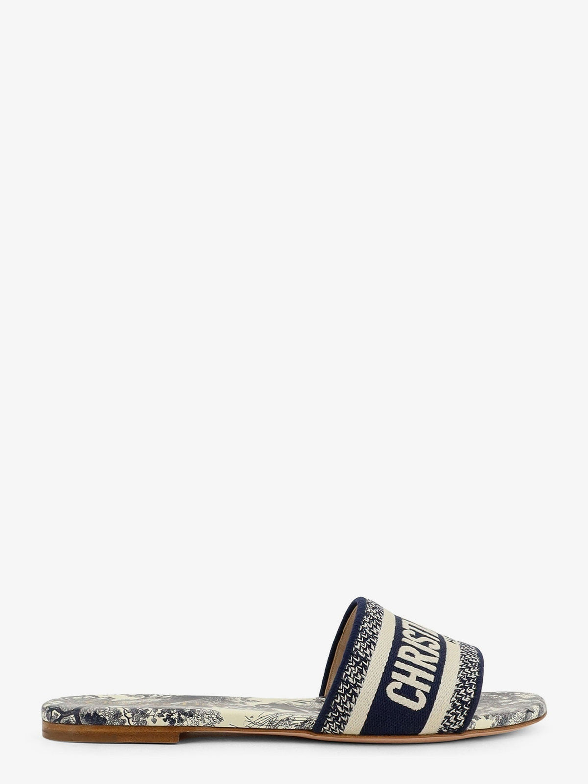 Dior Women Dway Sandals In Cotton With Toile De Jouy Motif CHRISTIAN DIOR