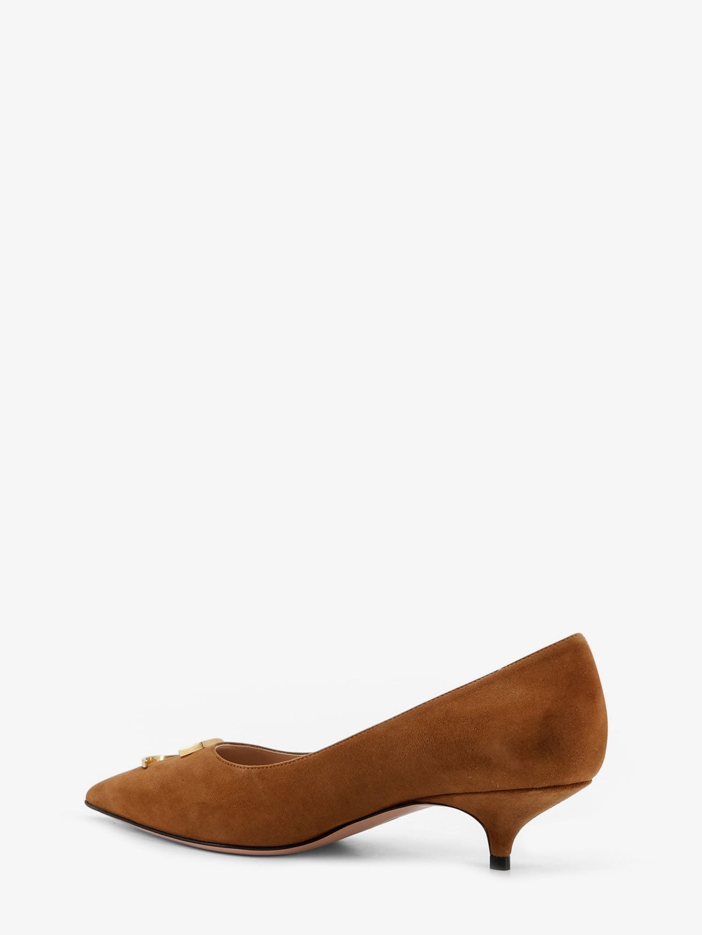 Dior Women Dior Initials Suede Pumps With Metal Cd Initials CHRISTIAN DIOR