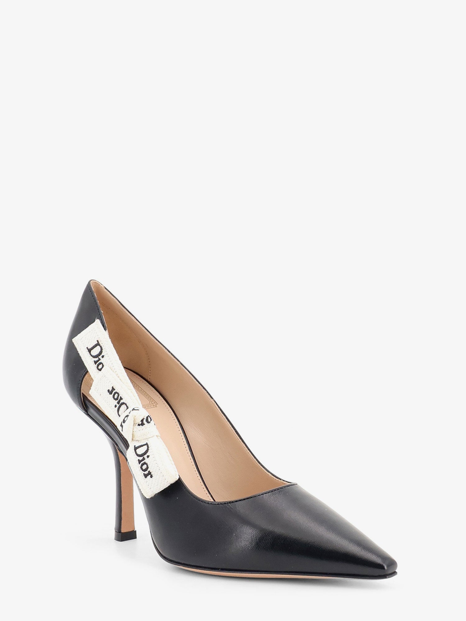 Dior Women J'adior Leather Pumps With Logo Bow Detail CHRISTIAN DIOR