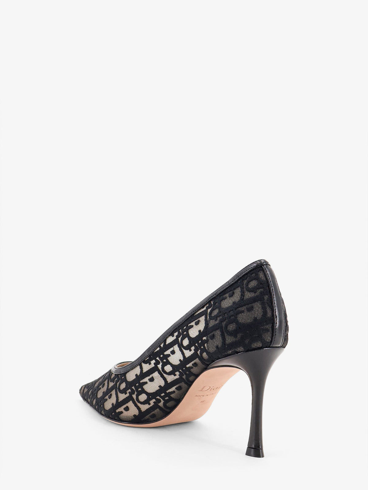 Dior Women Adiorable Pump With Black Dior Oblique Emboidery CHRISTIAN DIOR