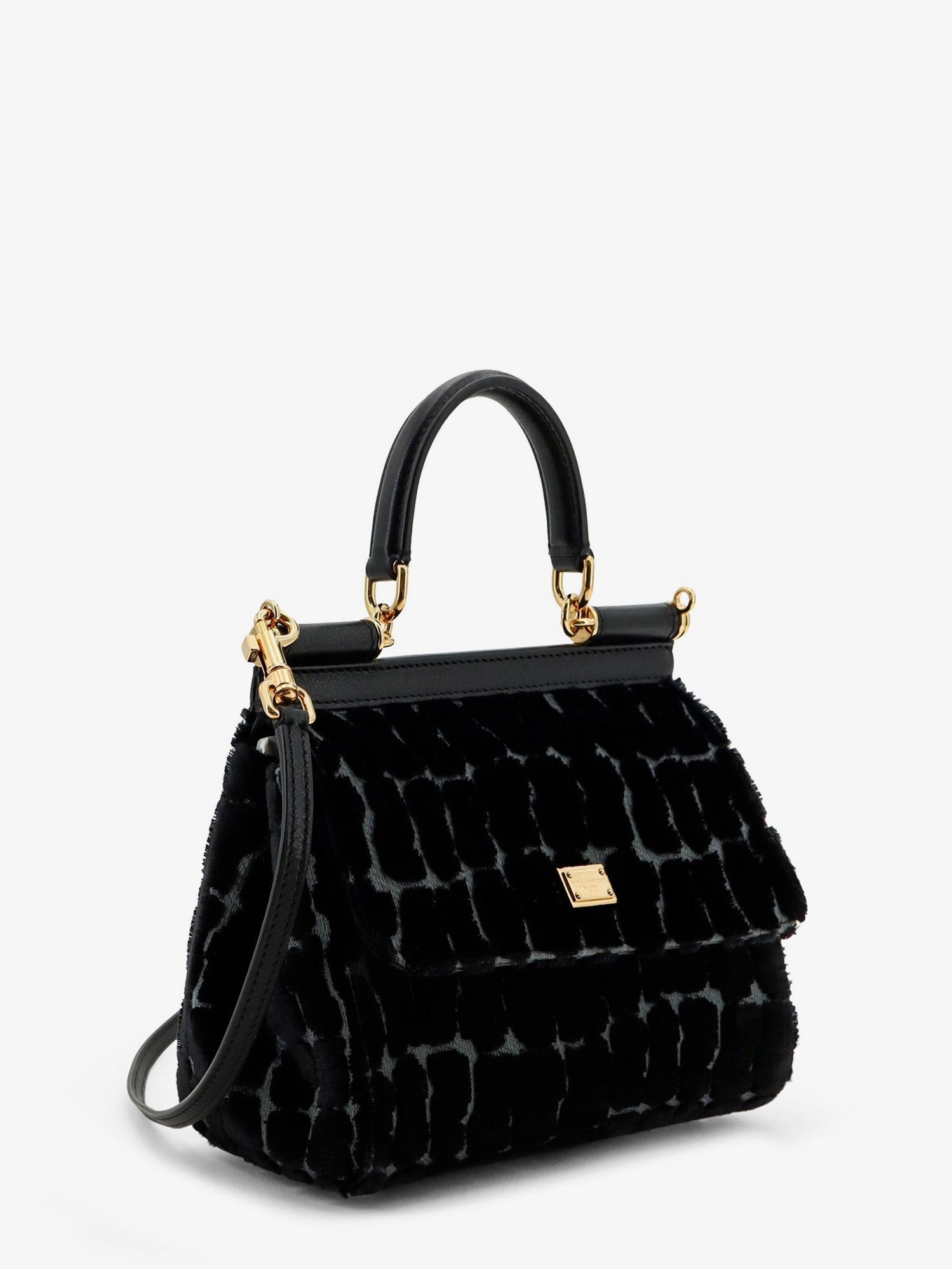 Dolce & Gabbana Women Sicily Velvet Handbag DOLCE & GABBANA