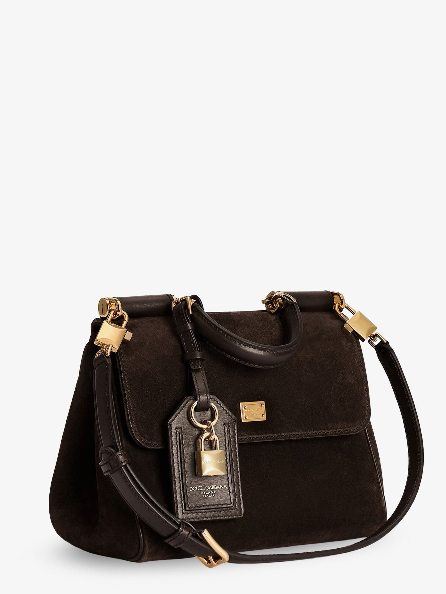 Dolce & Gabbana Women My Sicily Handbag In Suede DOLCE & GABBANA