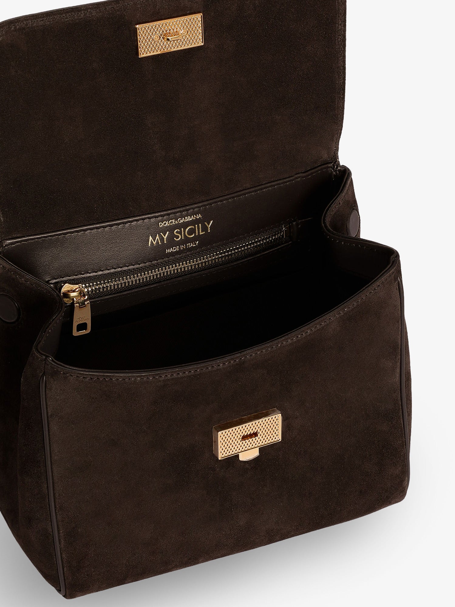 Dolce & Gabbana Women My Sicily Handbag In Suede DOLCE & GABBANA