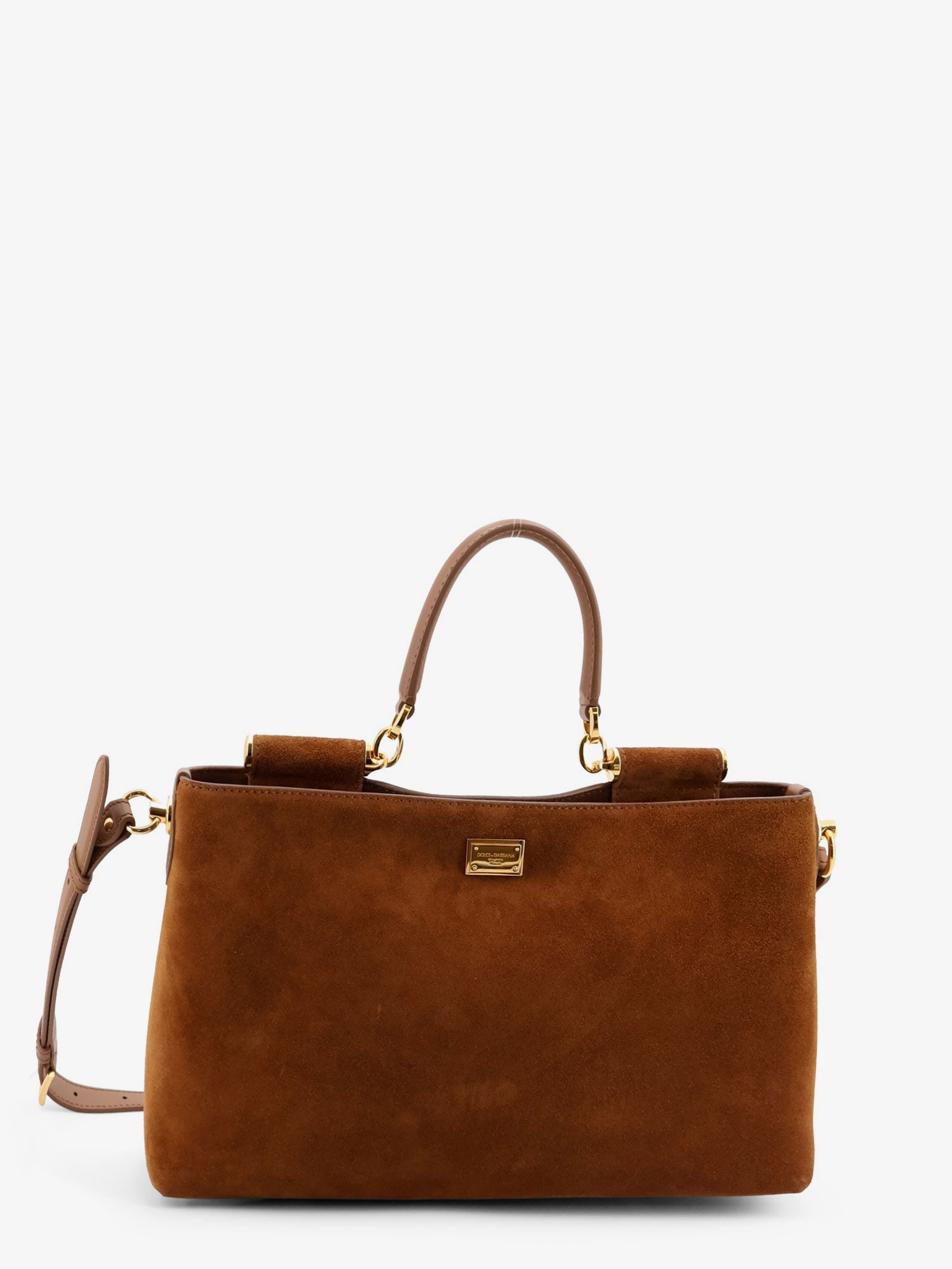 Dolce & Gabbana Women Vittoria Suede Crossbody Bag DOLCE & GABBANA