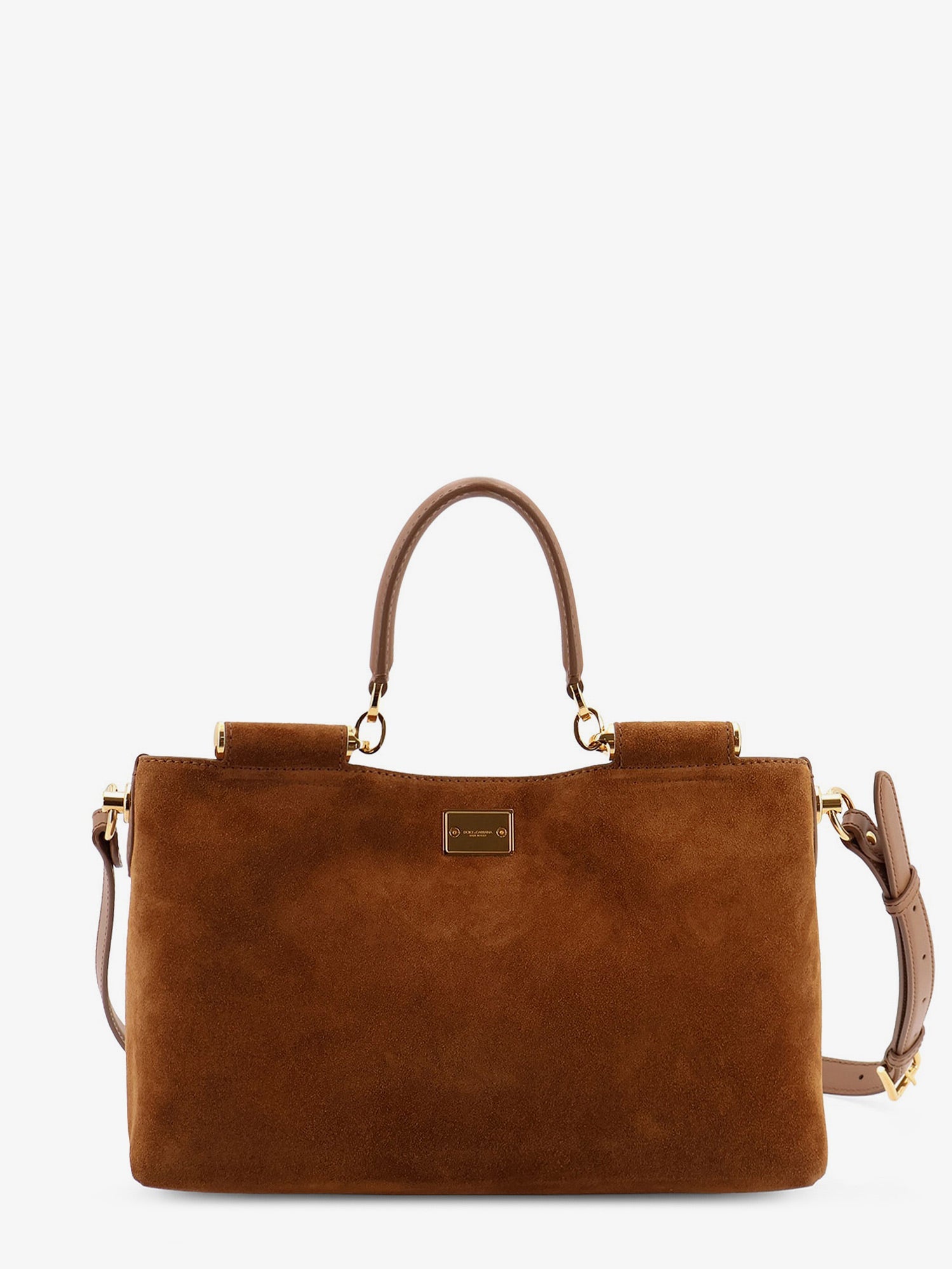 Dolce & Gabbana Women Vittoria Suede Crossbody Bag DOLCE & GABBANA