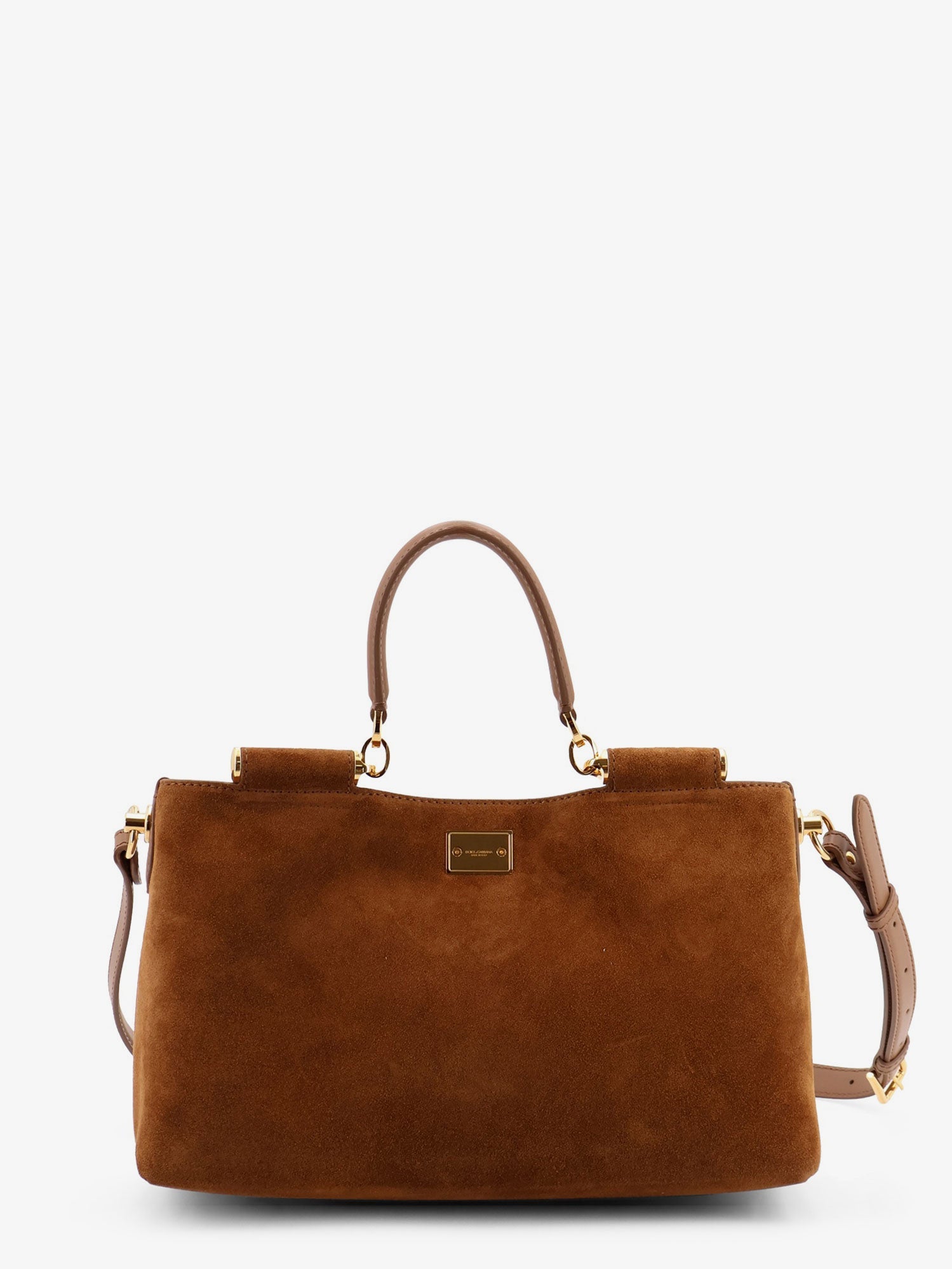 Dolce & Gabbana Women Vittoria Suede Crossbody Bag DOLCE & GABBANA