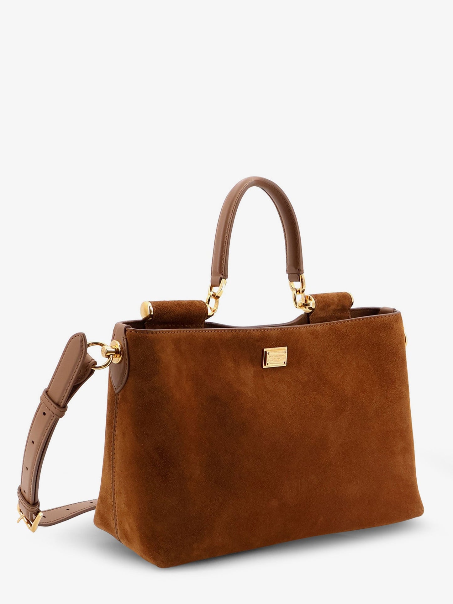 Dolce & Gabbana Women Vittoria Suede Crossbody Bag DOLCE & GABBANA