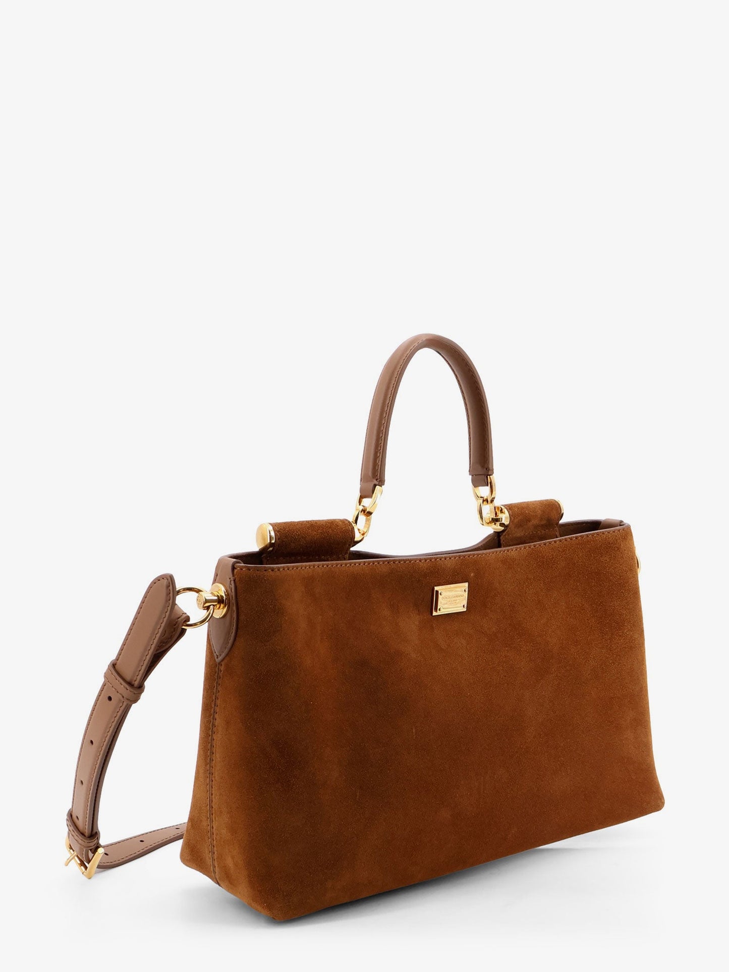 Dolce & Gabbana Women Vittoria Suede Crossbody Bag DOLCE & GABBANA