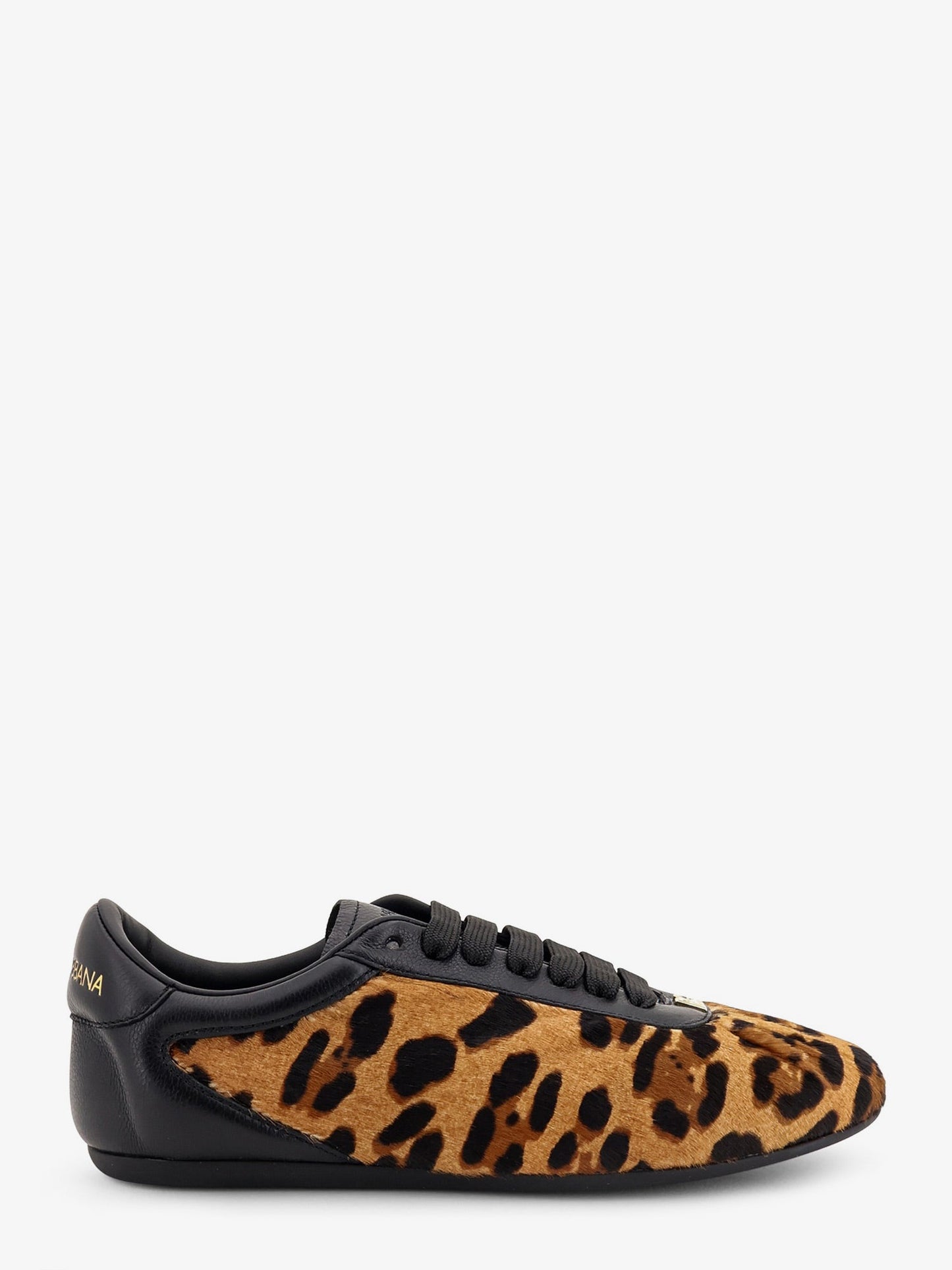 Dolce & Gabbana Women Ponyskin Sneakers With Metal Dg Logo DOLCE & GABBANA