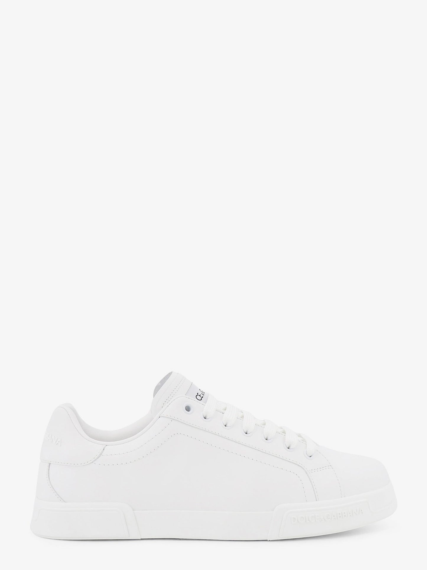 Dolce & Gabbana Men Portofino Leather Sneakers DOLCE & GABBANA