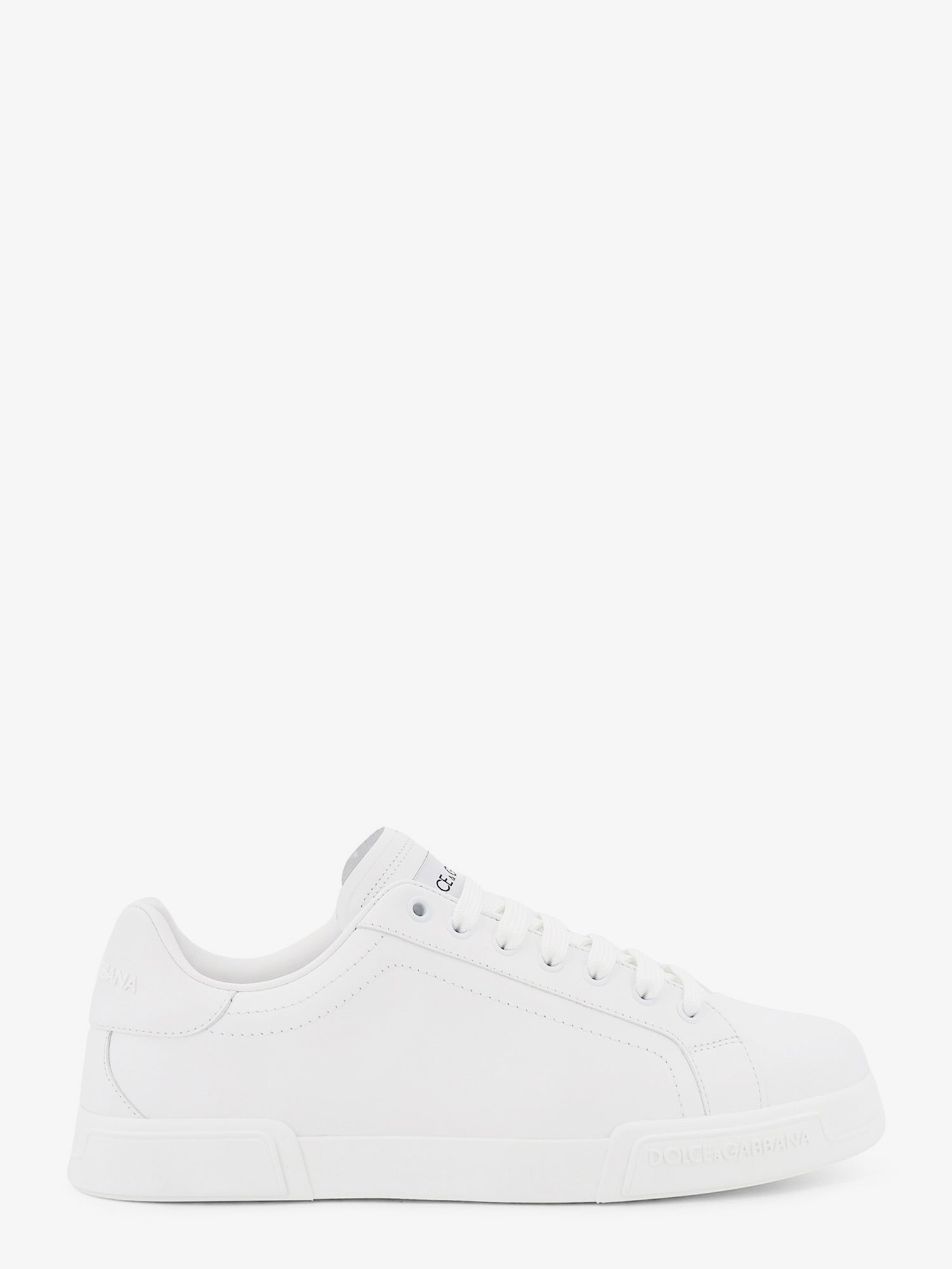 Dolce & Gabbana Men Portofino Leather Sneakers DOLCE & GABBANA