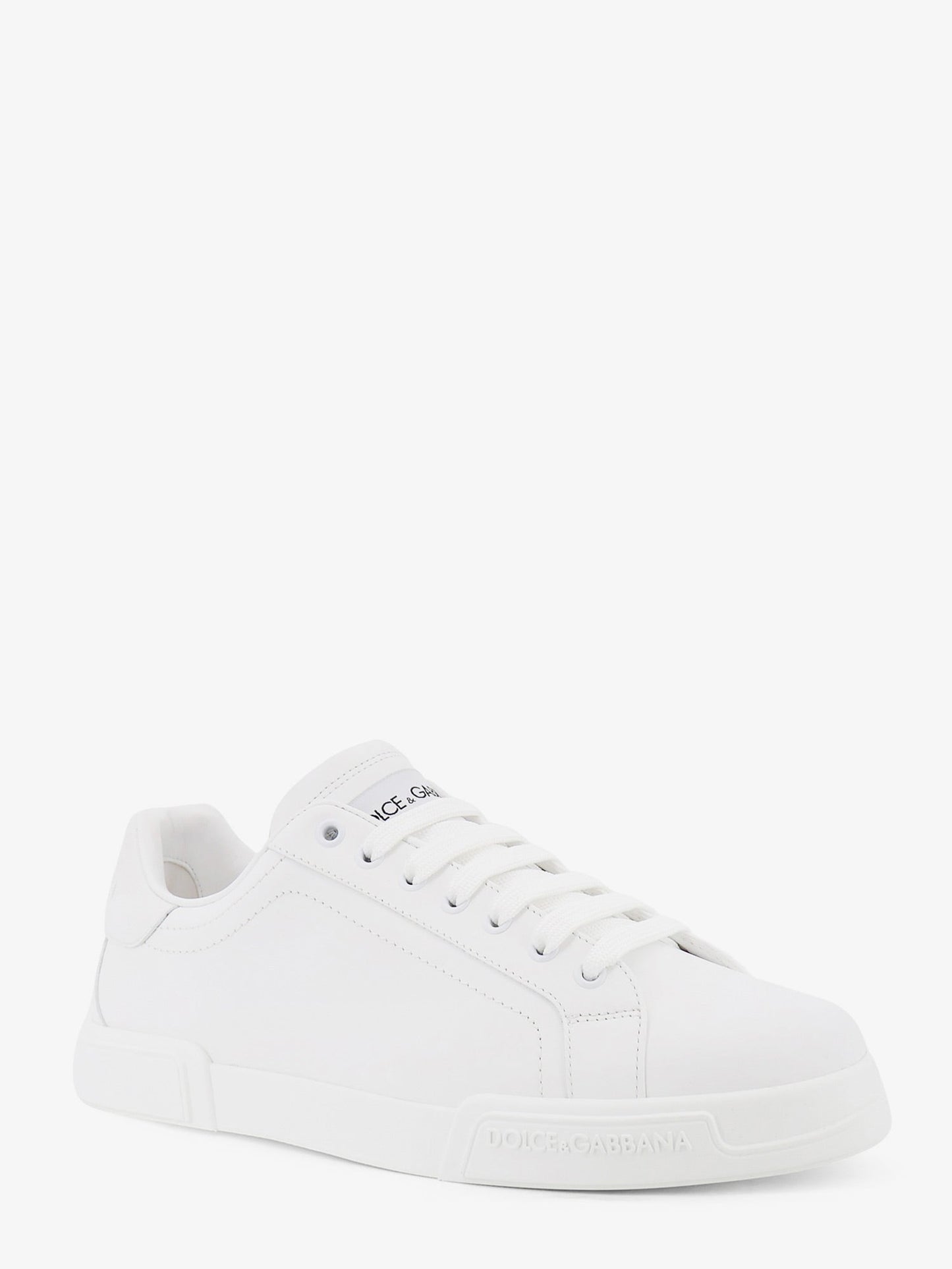 Dolce & Gabbana Men Portofino Leather Sneakers DOLCE & GABBANA