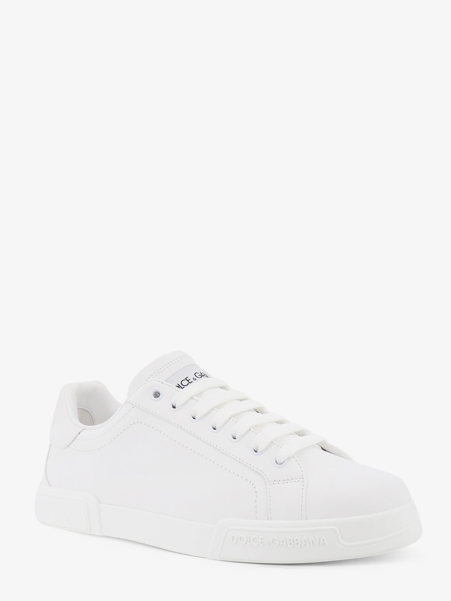 Dolce & Gabbana Men Portofino Leather Sneakers DOLCE & GABBANA