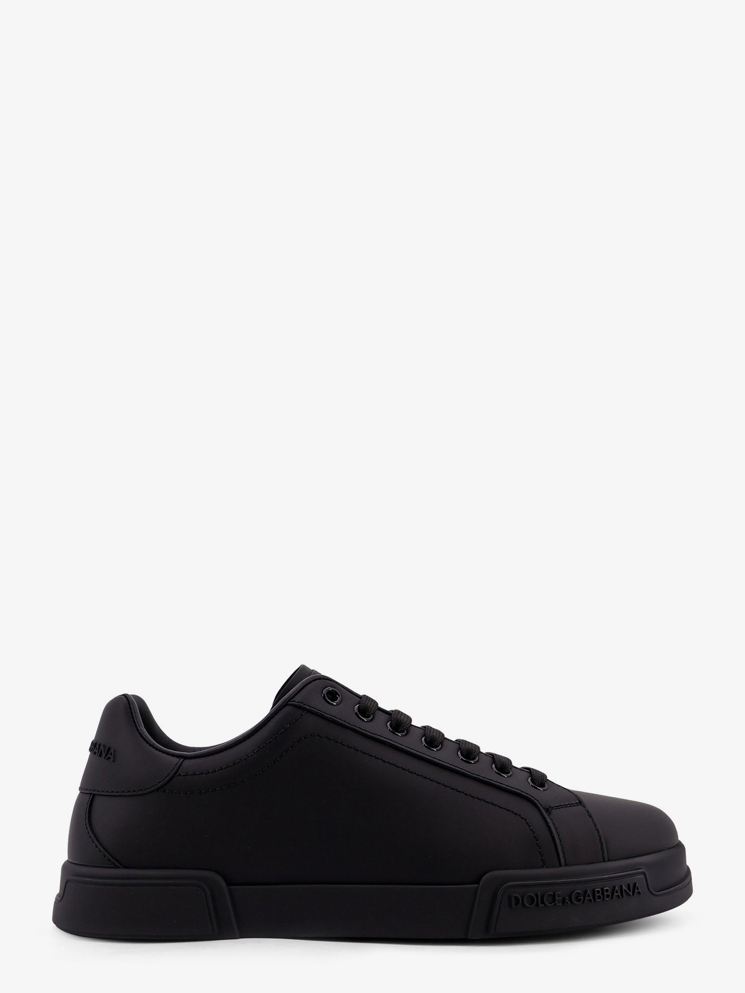 Dolce & Gabbana Men Portofino Leather Sneakers DOLCE & GABBANA