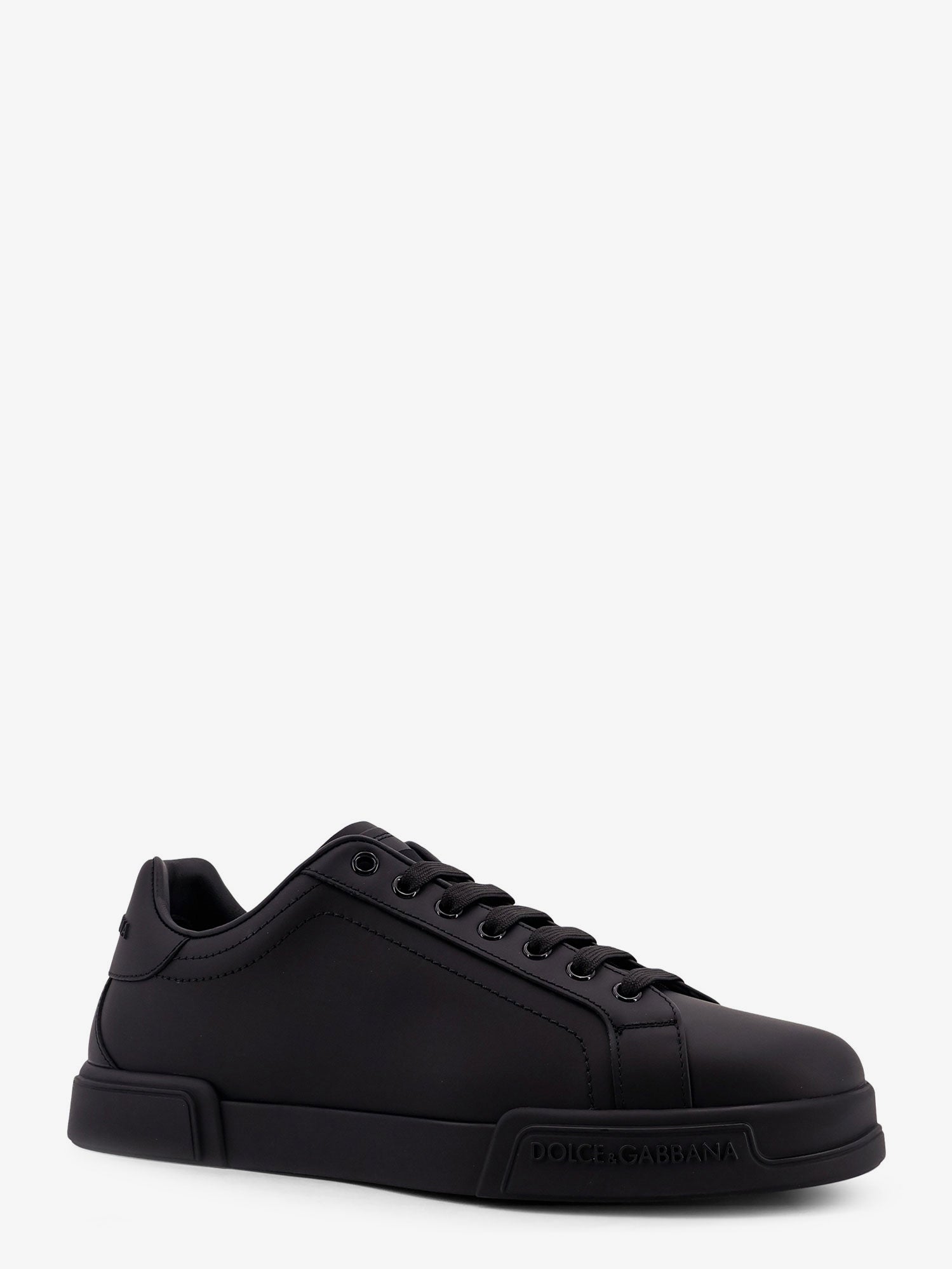 Dolce & Gabbana Men Portofino Leather Sneakers DOLCE & GABBANA