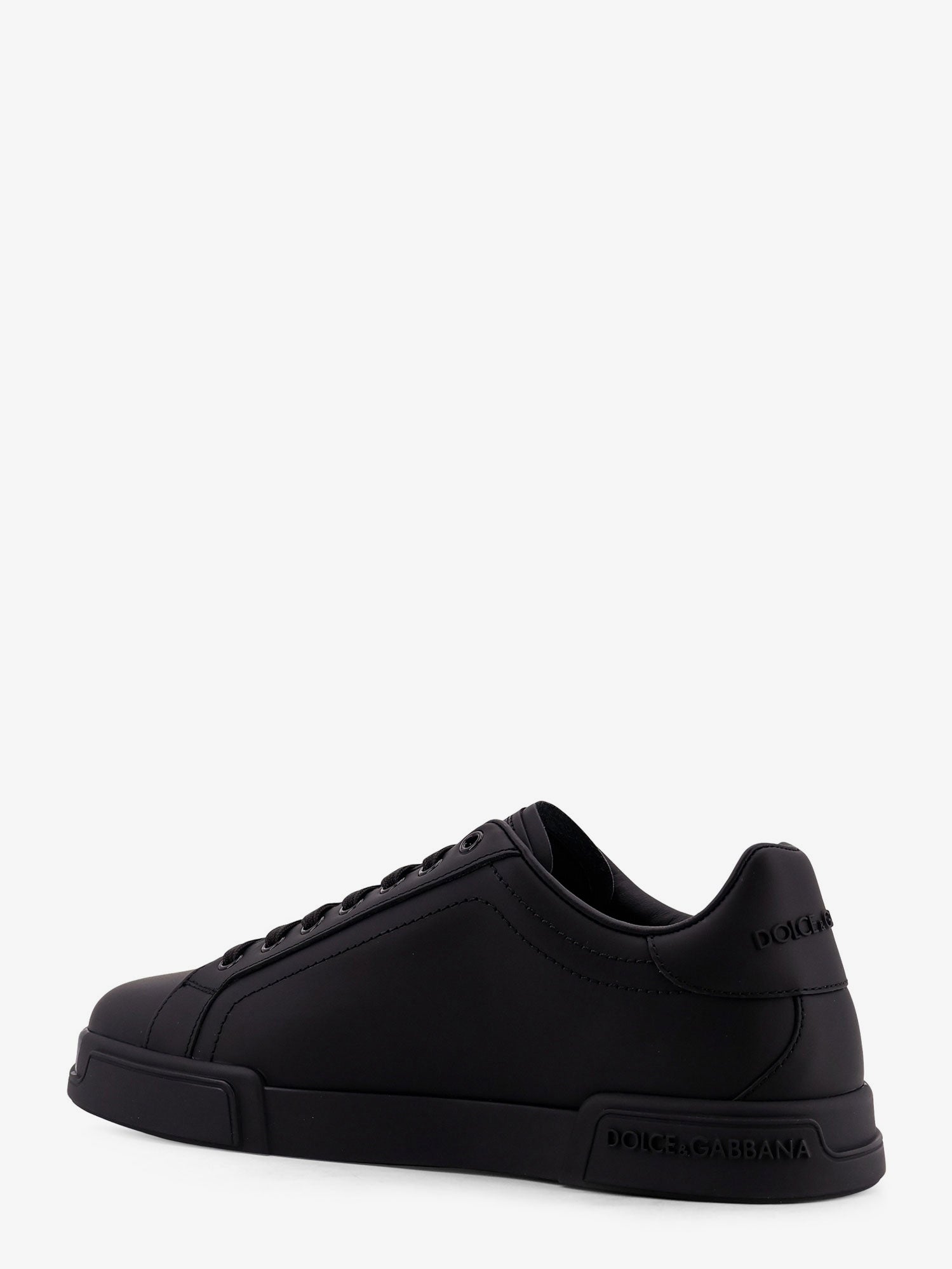 Dolce & Gabbana Men Portofino Leather Sneakers DOLCE & GABBANA