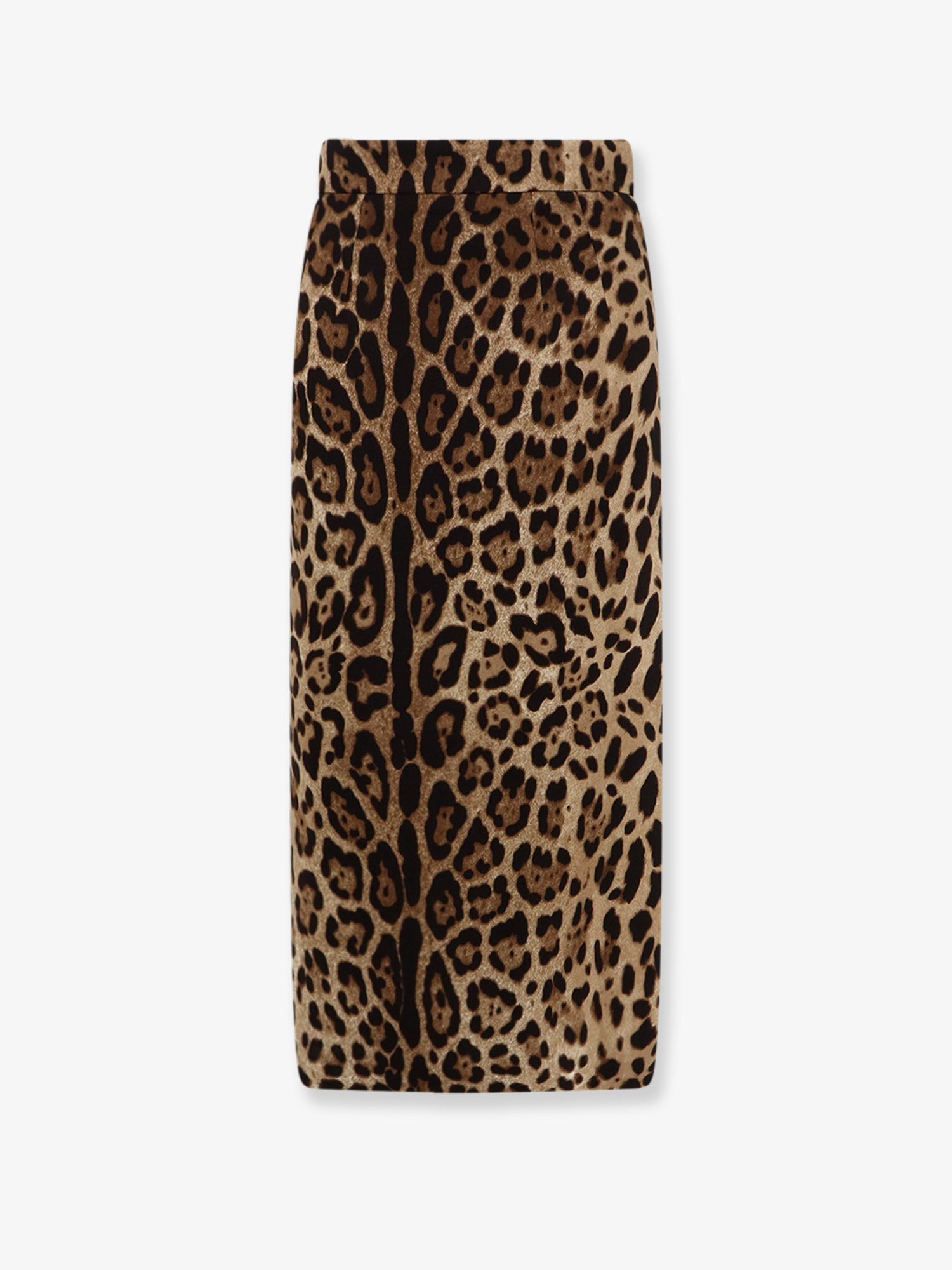 Dolce & Gabbana Women Stretch Viscose Longuette Skirt With Animal Print DOLCE & GABBANA