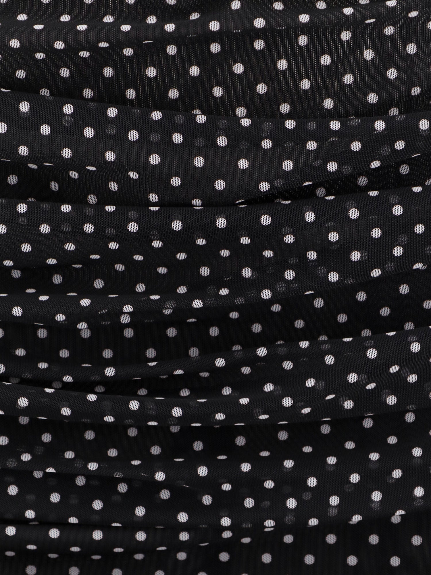Dolce & Gabbana Women Polka-Dots Dress With Drapery DOLCE & GABBANA