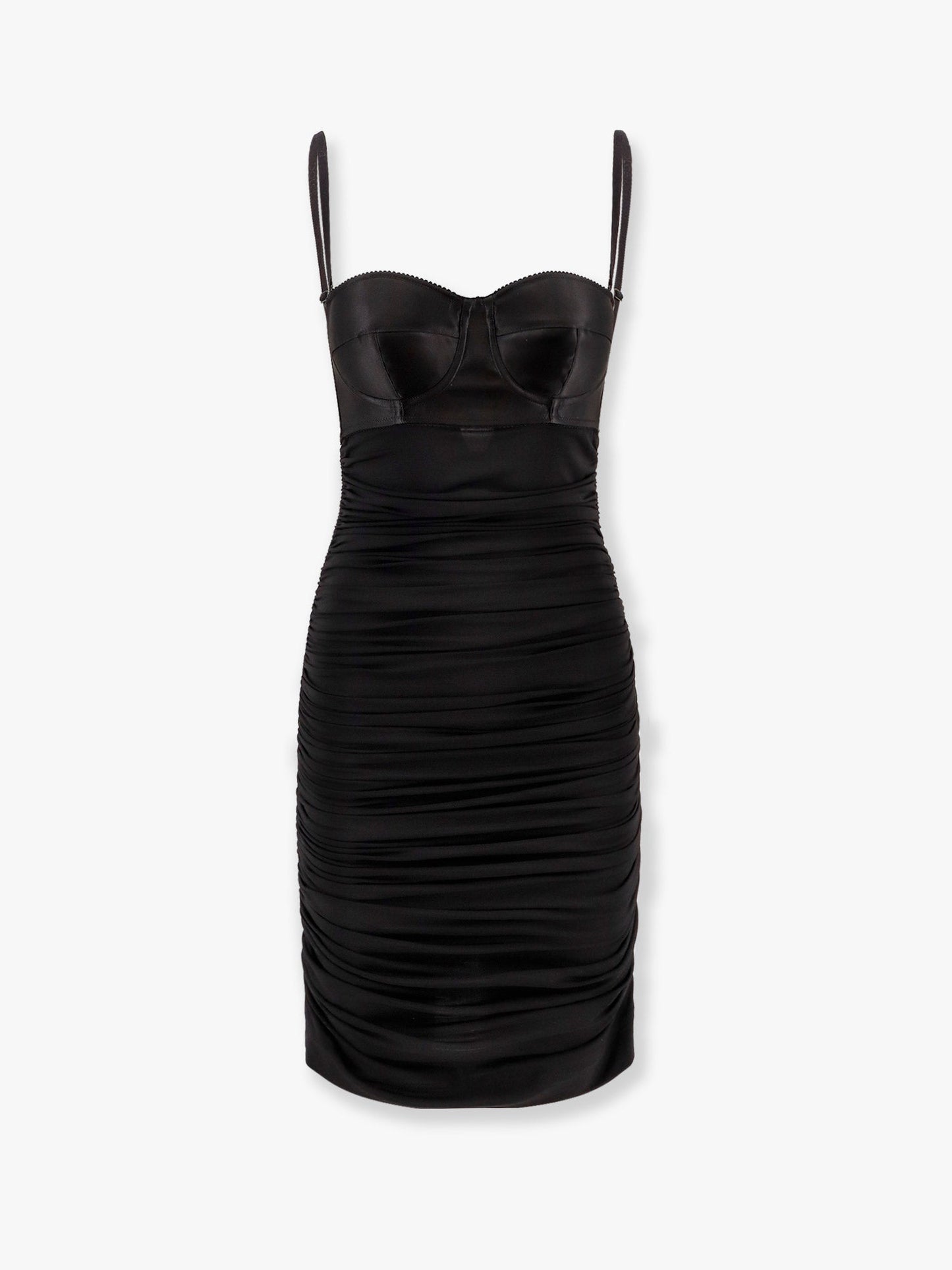 Dolce & Gabbana Women Viscose Blend Dress With Bra Detail DOLCE & GABBANA