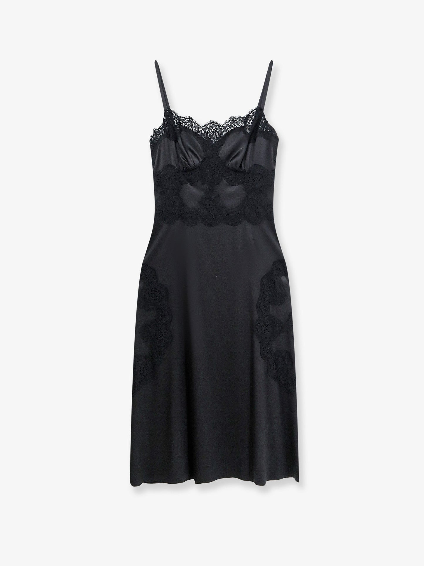 Dolce & Gabbana Women Slip Dress With Lace Details DOLCE & GABBANA