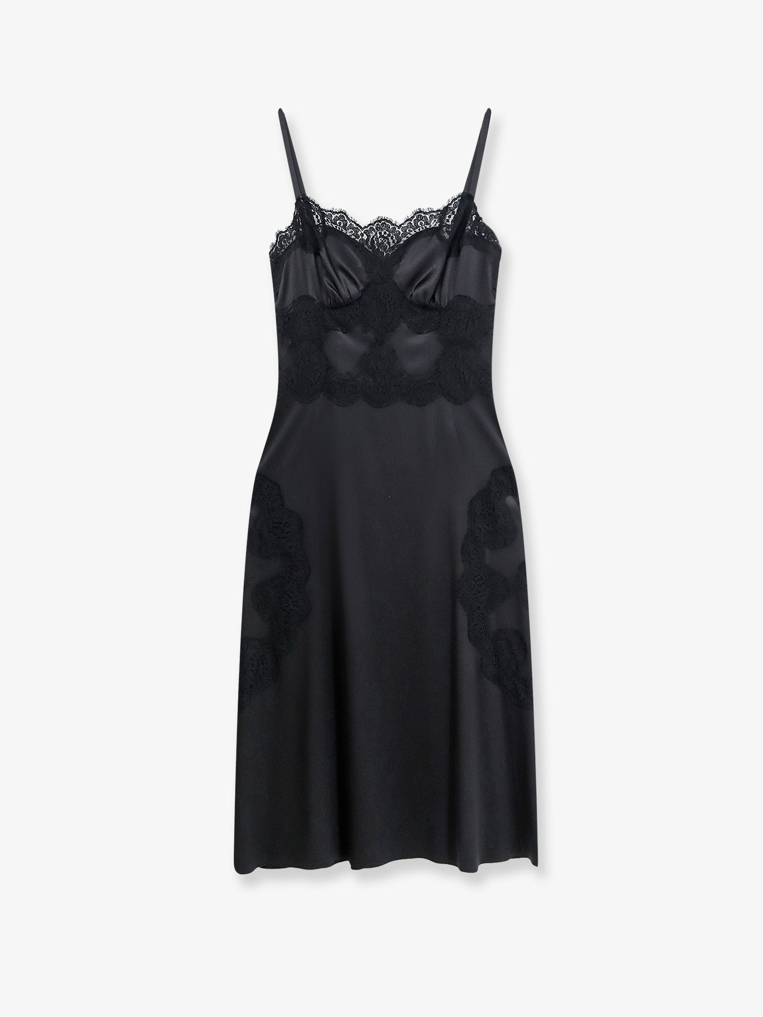 Dolce & Gabbana Women Slip Dress With Lace Details DOLCE & GABBANA