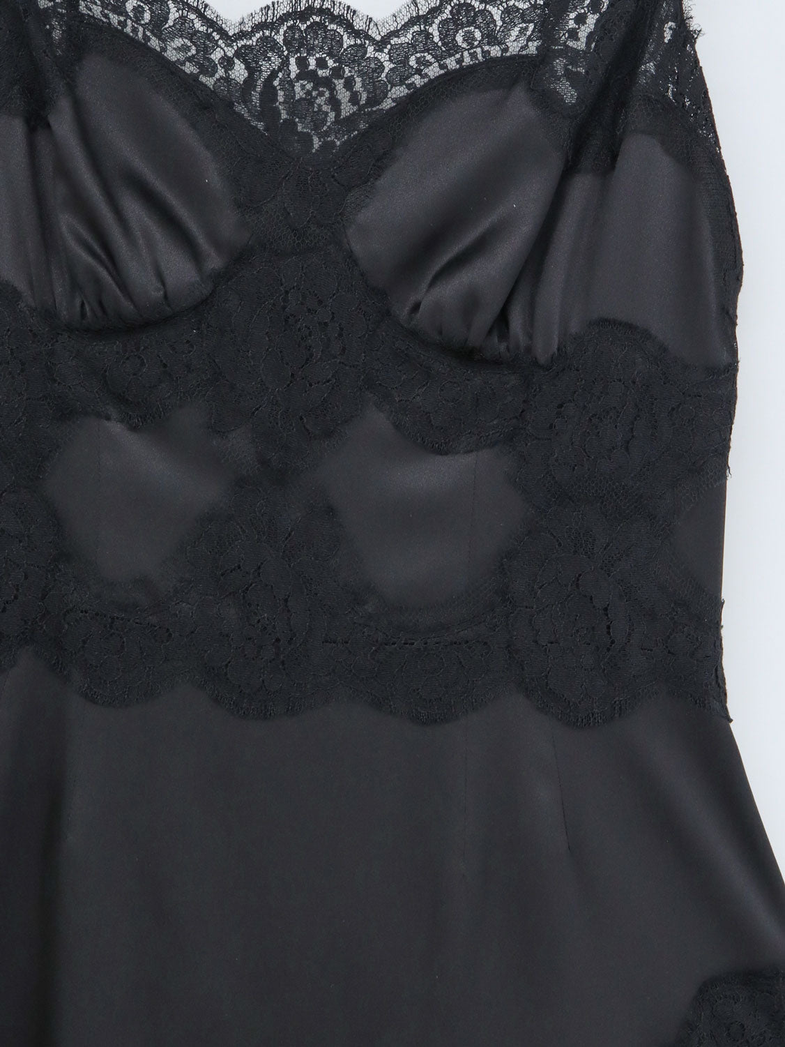 Dolce & Gabbana Women Slip Dress With Lace Details DOLCE & GABBANA