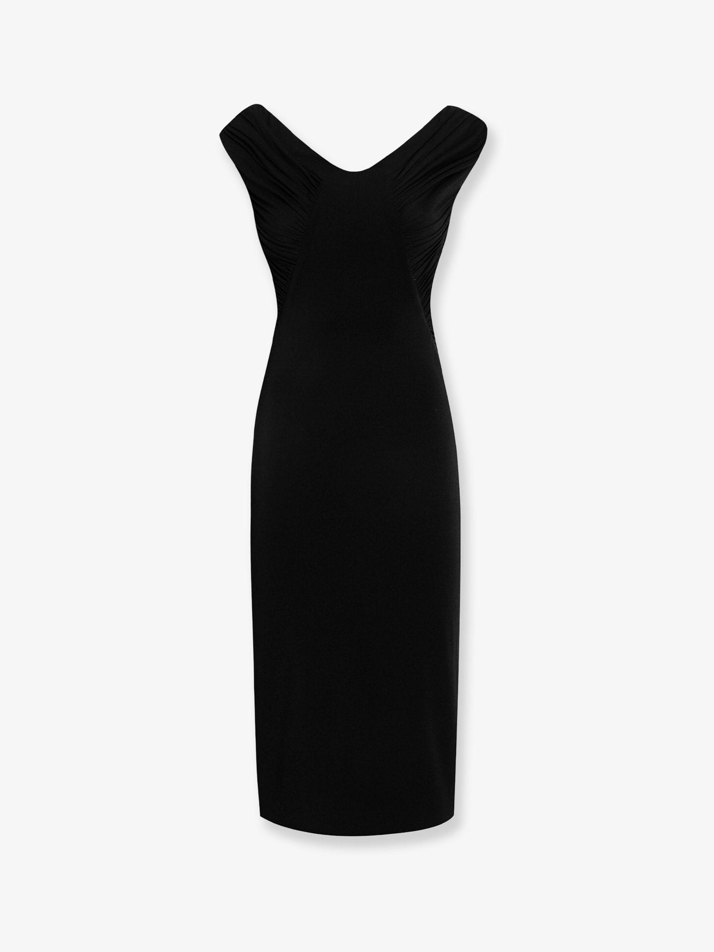 Dolce & Gabbana Women Fitted Organzino Crãªpe Dress DOLCE & GABBANA