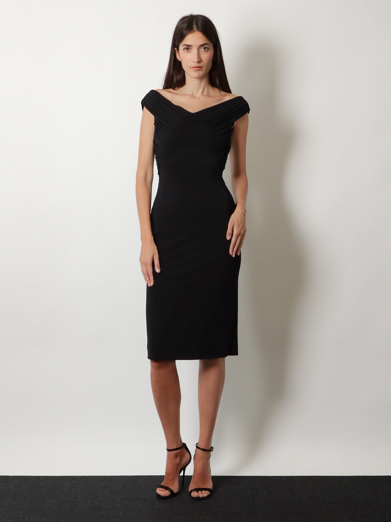Dolce & Gabbana Women Fitted Organzino Crãªpe Dress DOLCE & GABBANA