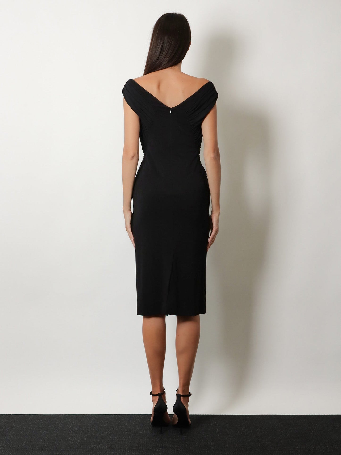 Dolce & Gabbana Women Fitted Organzino Crãªpe Dress DOLCE & GABBANA